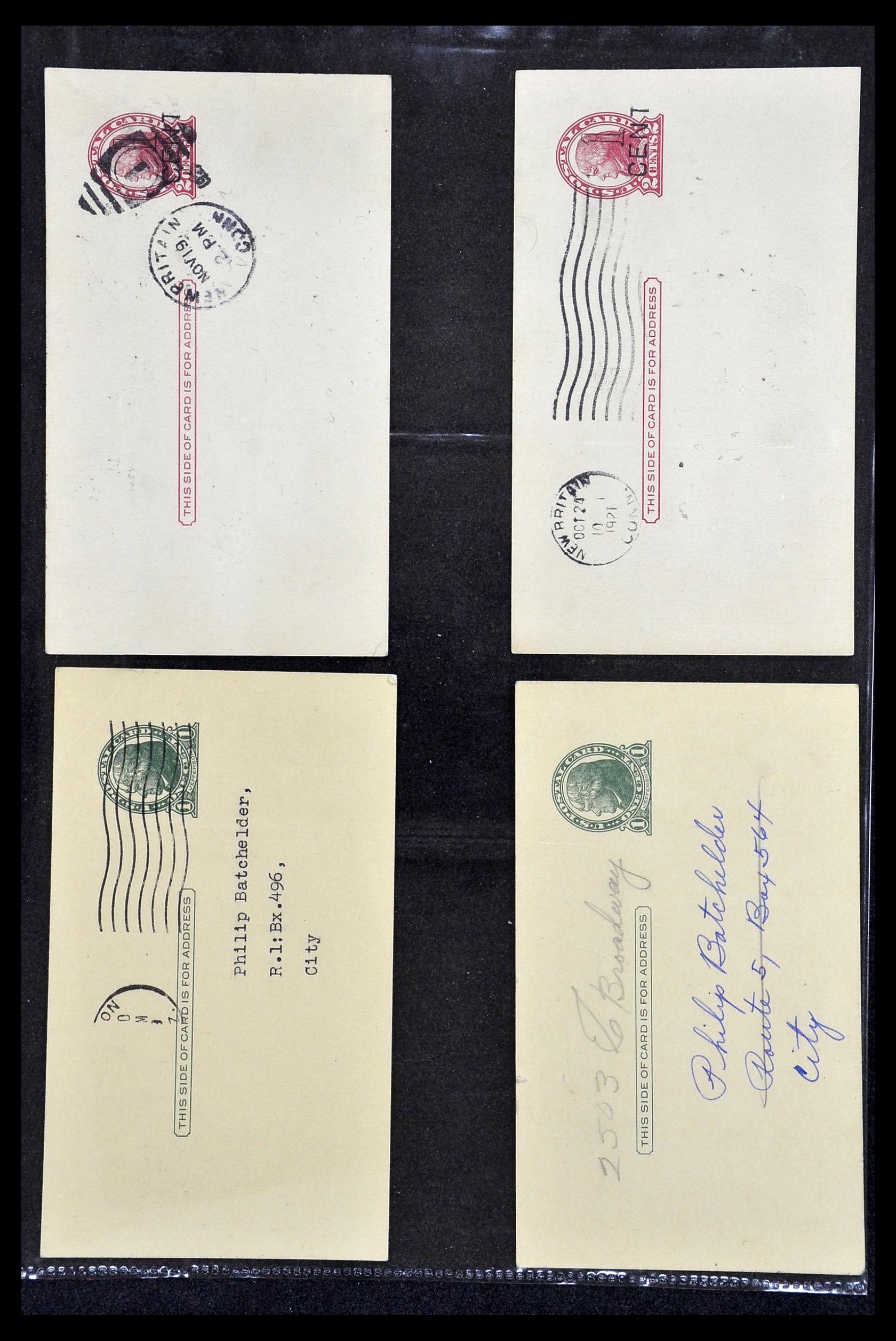 34027 030 - Postzegelverzameling 34027 USA back of the book 1880-1960.