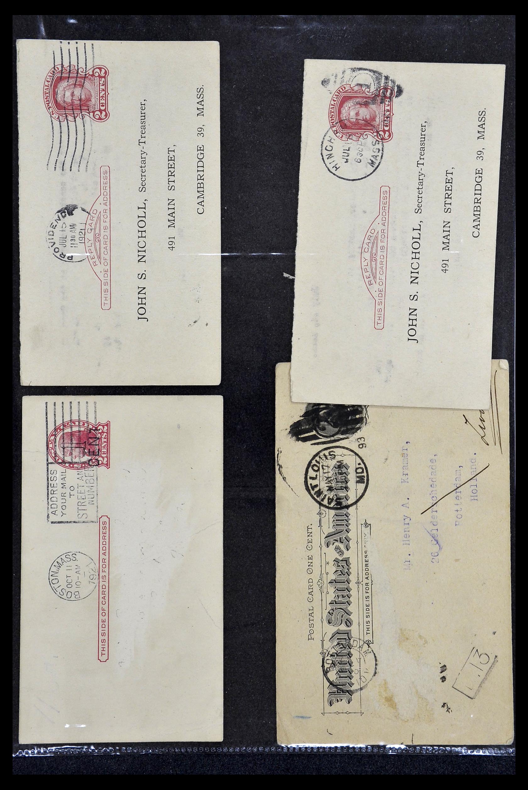 34027 031 - Postzegelverzameling 34027 USA back of the book 1880-1960.