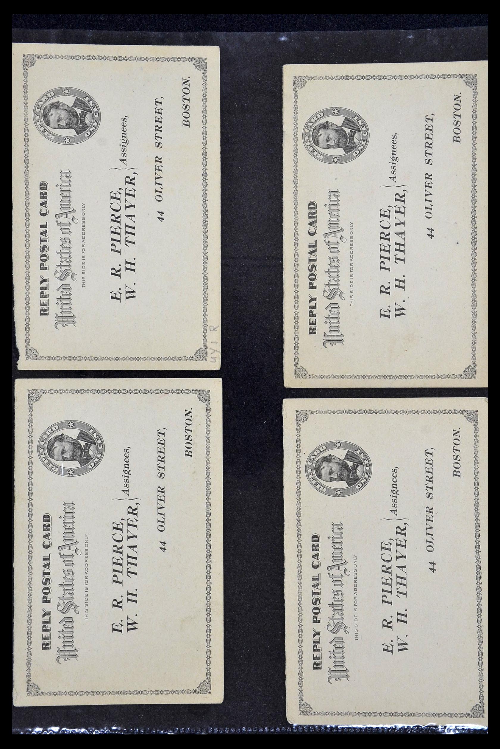 34027 036 - Postzegelverzameling 34027 USA back of the book 1880-1960.