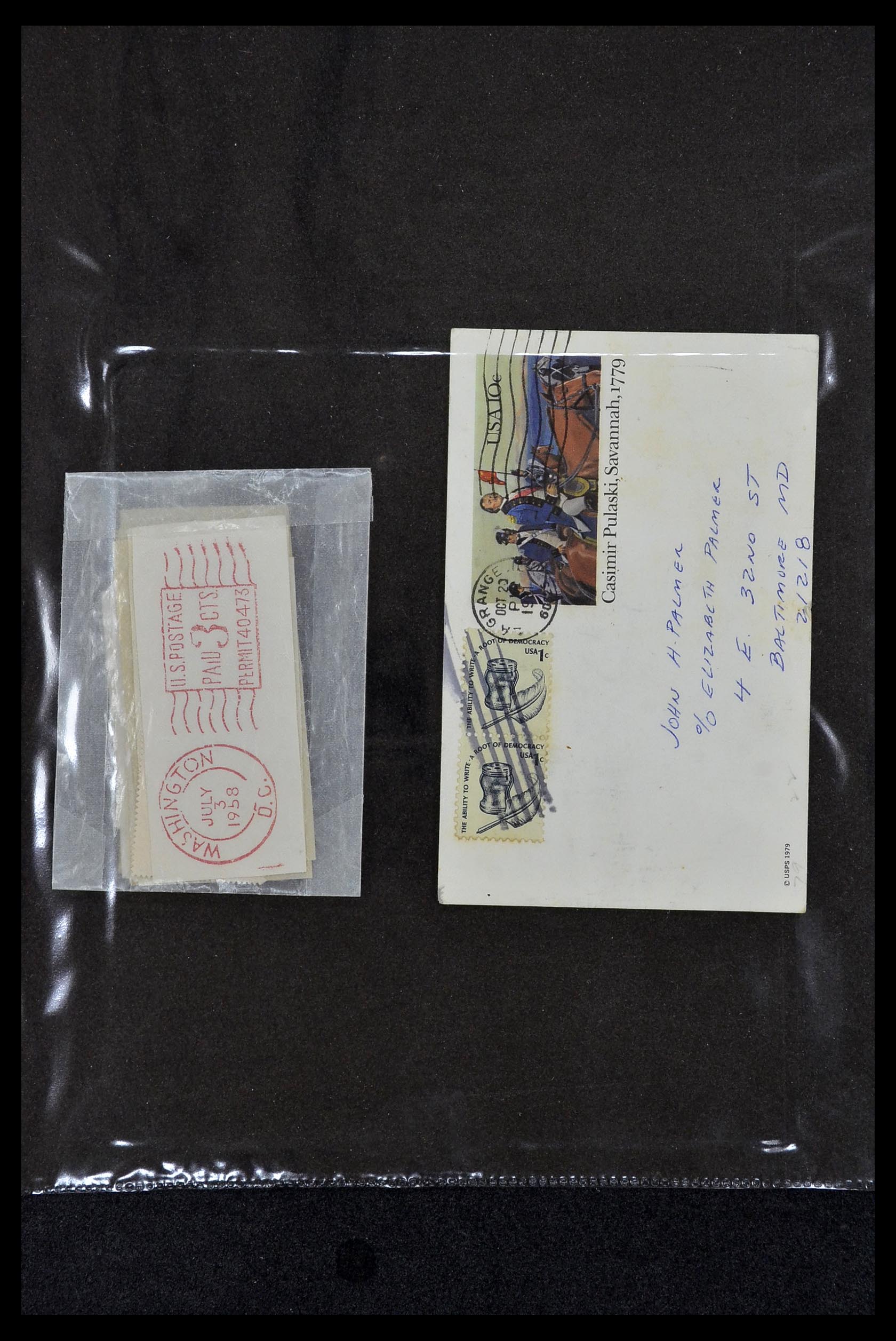 34027 039 - Postzegelverzameling 34027 USA back of the book 1880-1960.