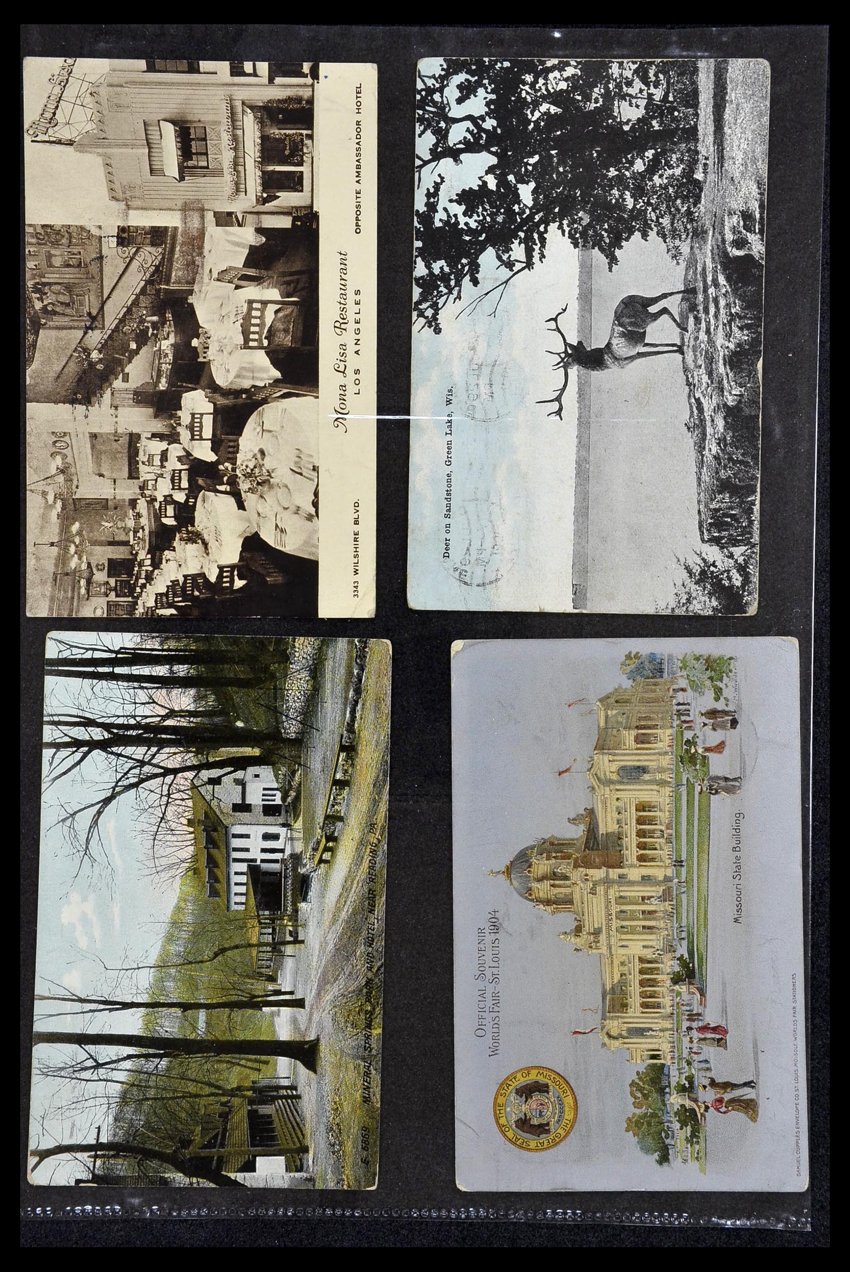 34027 041 - Postzegelverzameling 34027 USA back of the book 1880-1960.