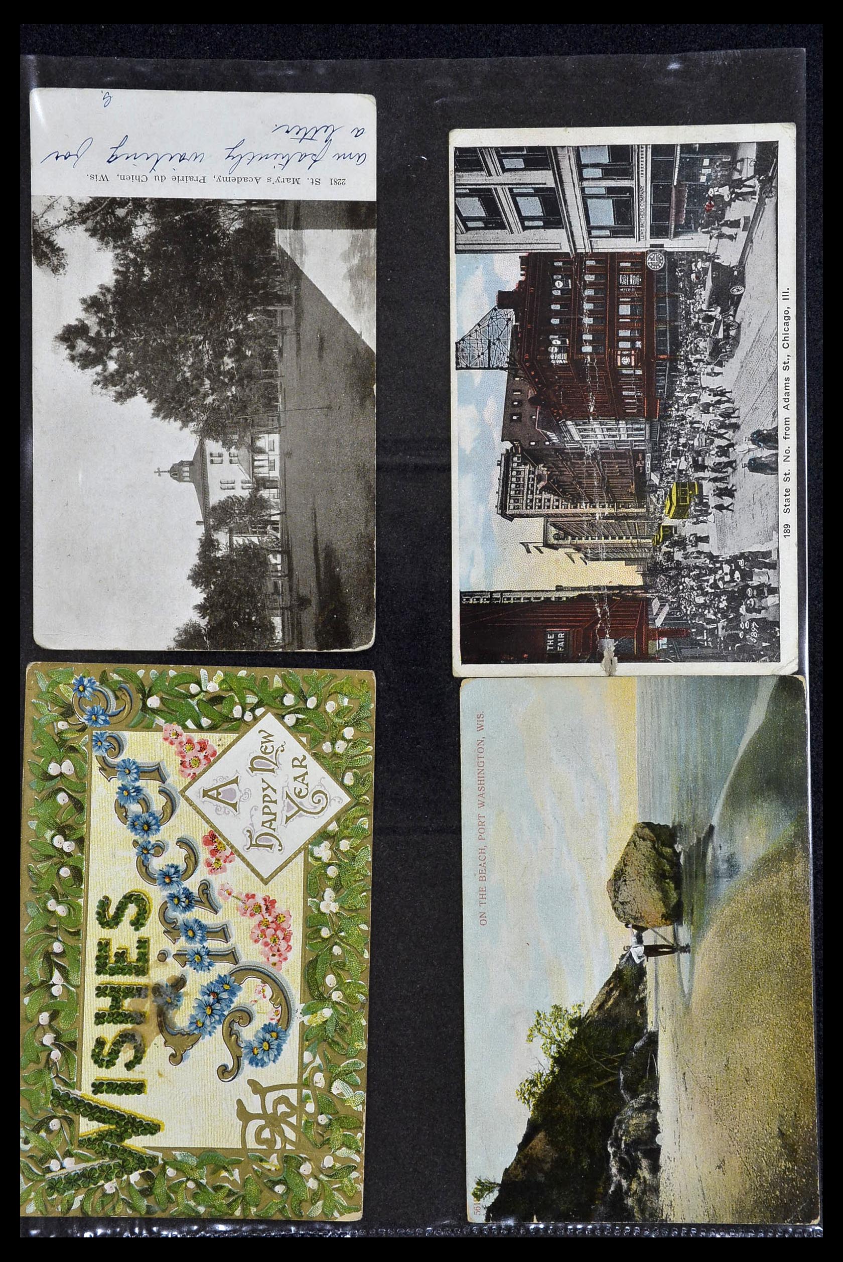 34027 045 - Postzegelverzameling 34027 USA back of the book 1880-1960.
