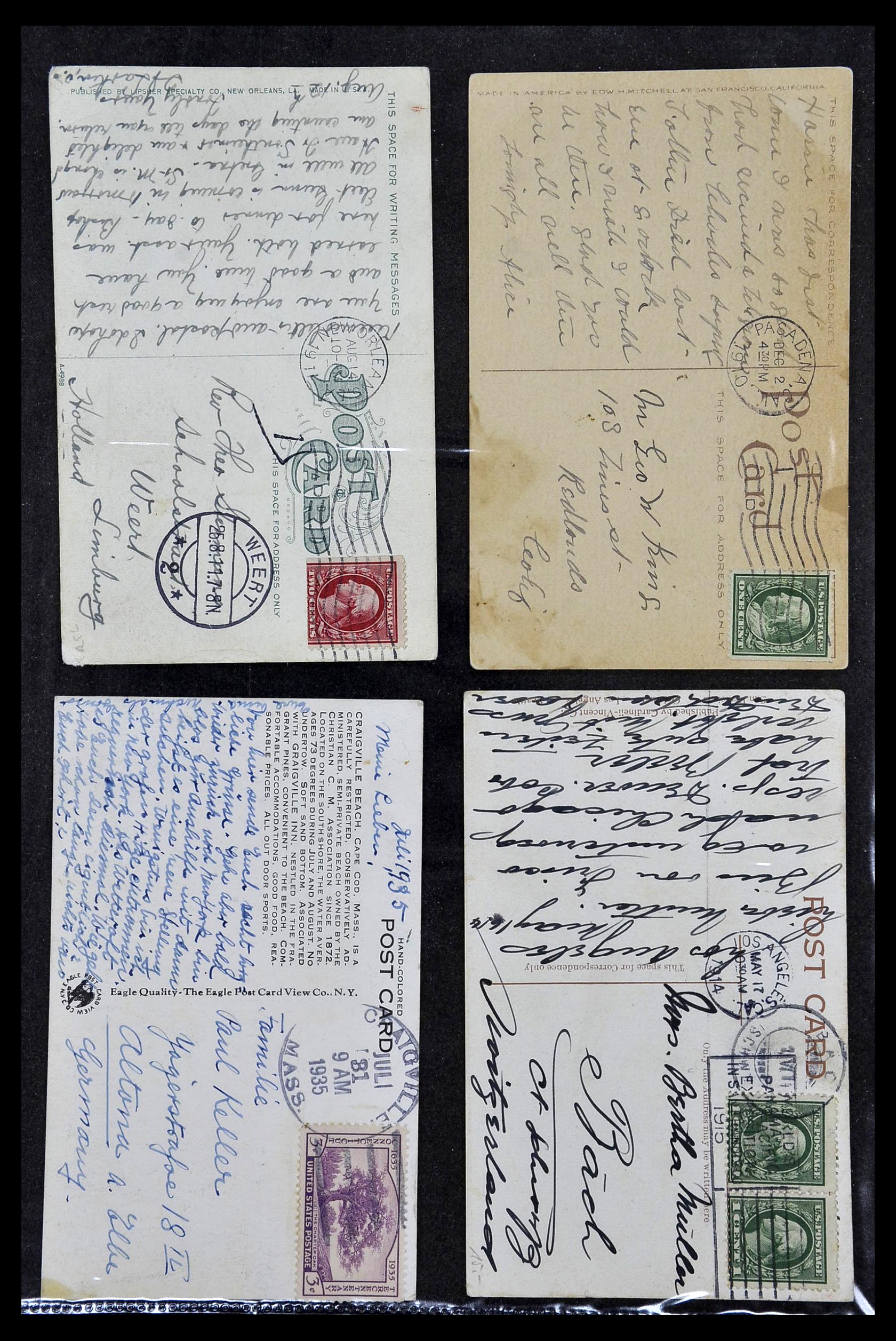 34027 053 - Postzegelverzameling 34027 USA back of the book 1880-1960.