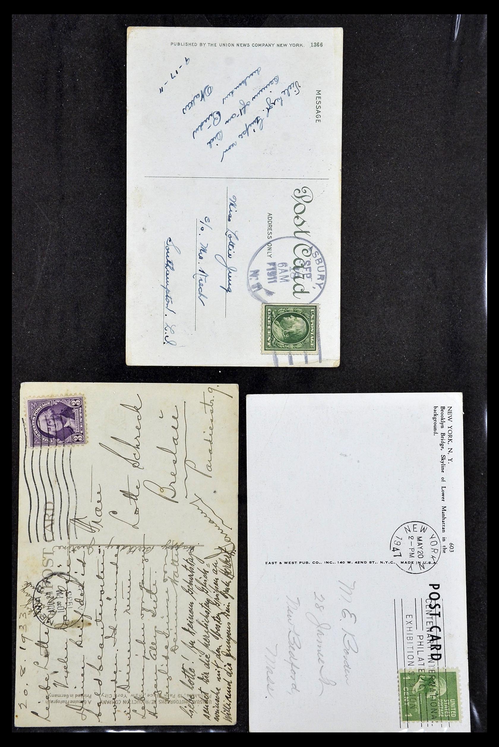 34027 055 - Postzegelverzameling 34027 USA back of the book 1880-1960.
