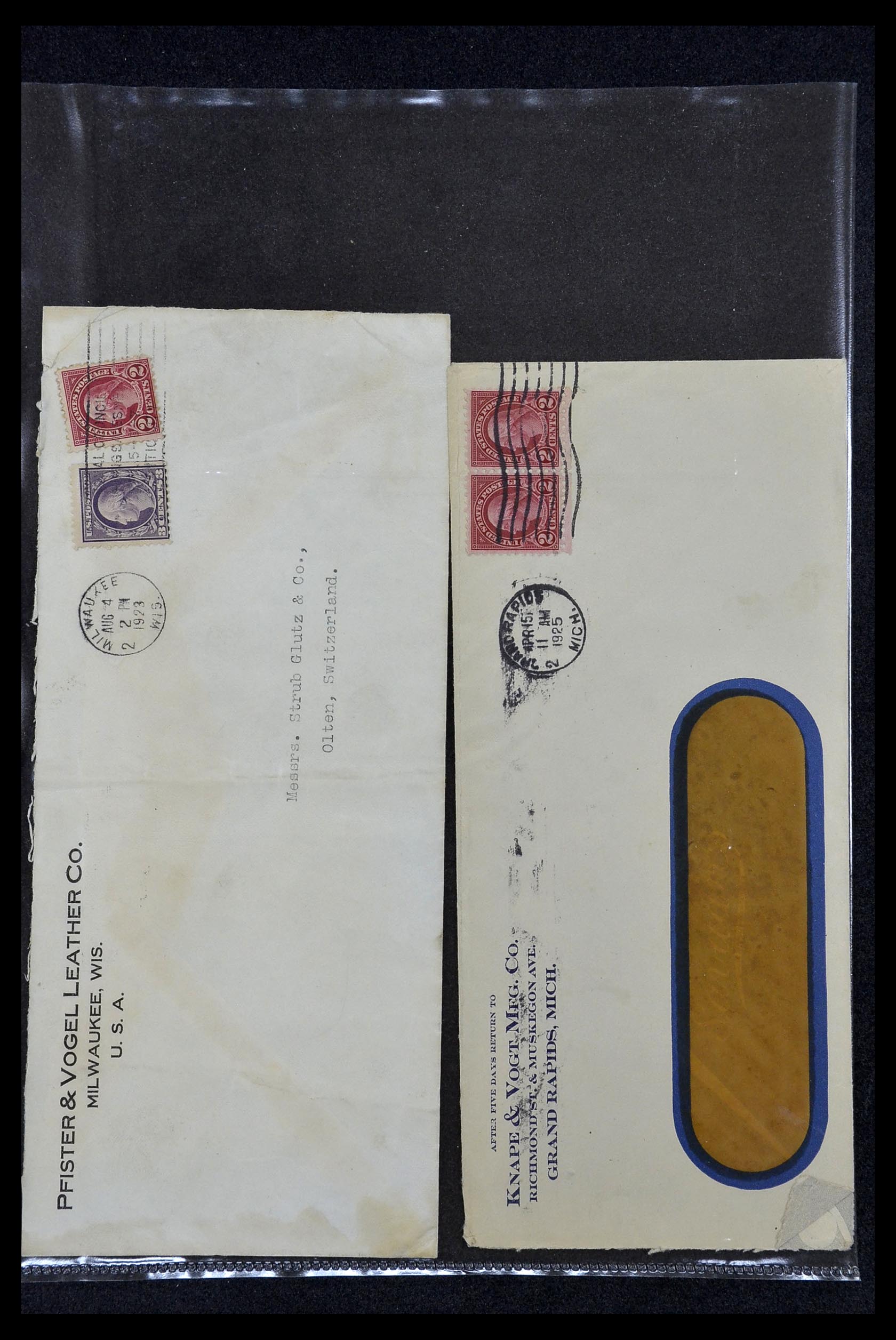 34027 089 - Postzegelverzameling 34027 USA back of the book 1880-1960.