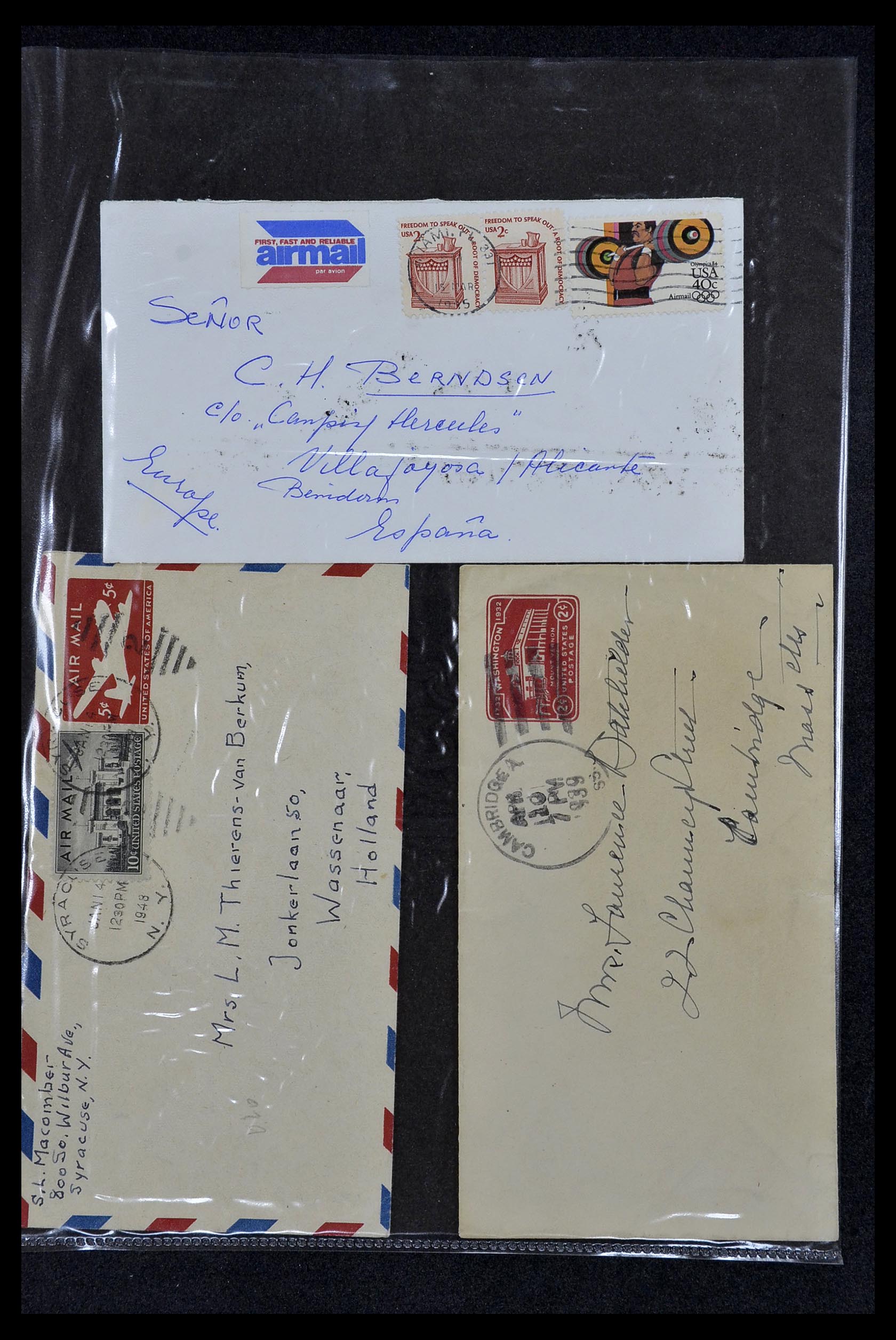 34027 092 - Postzegelverzameling 34027 USA back of the book 1880-1960.