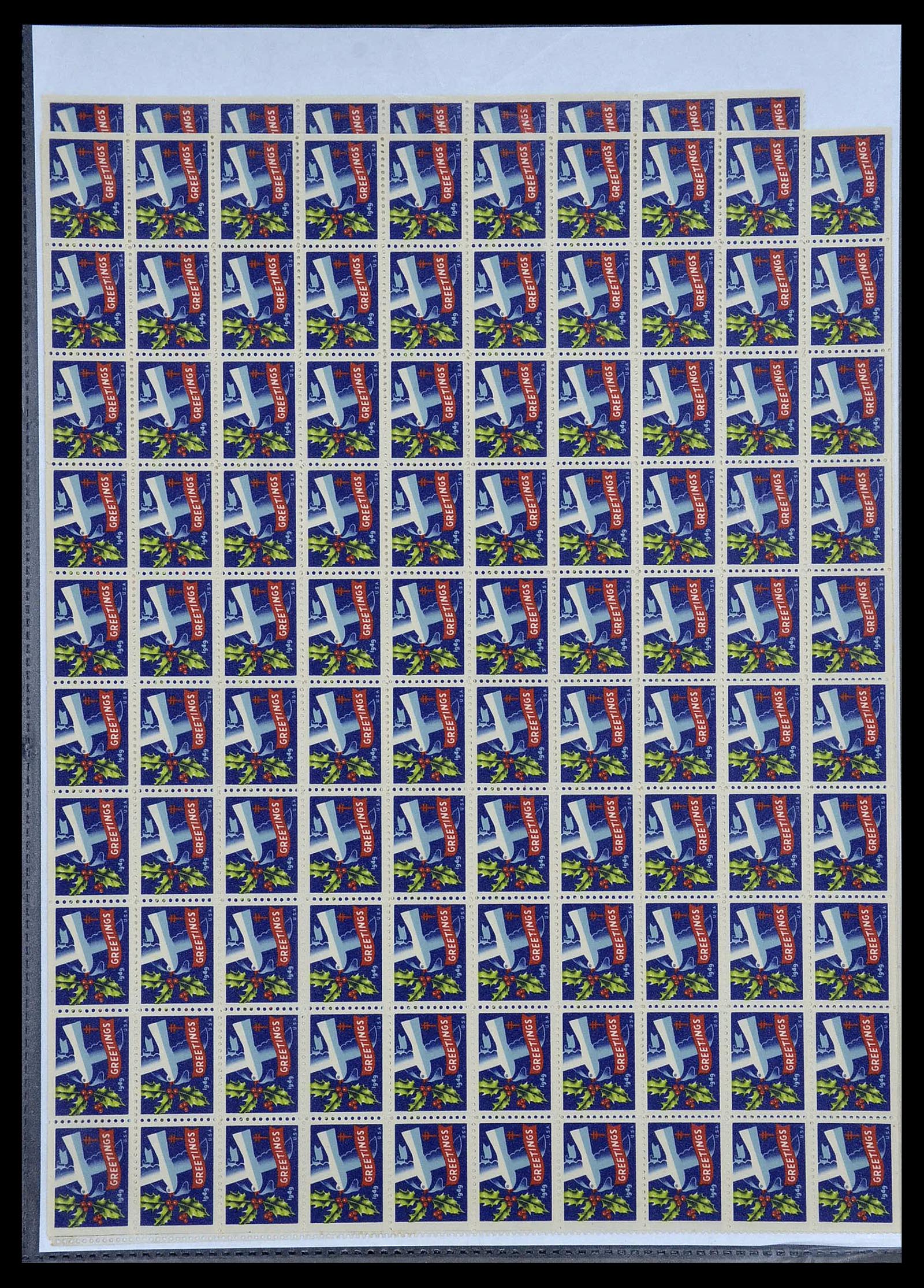 34027 095 - Postzegelverzameling 34027 USA back of the book 1880-1960.