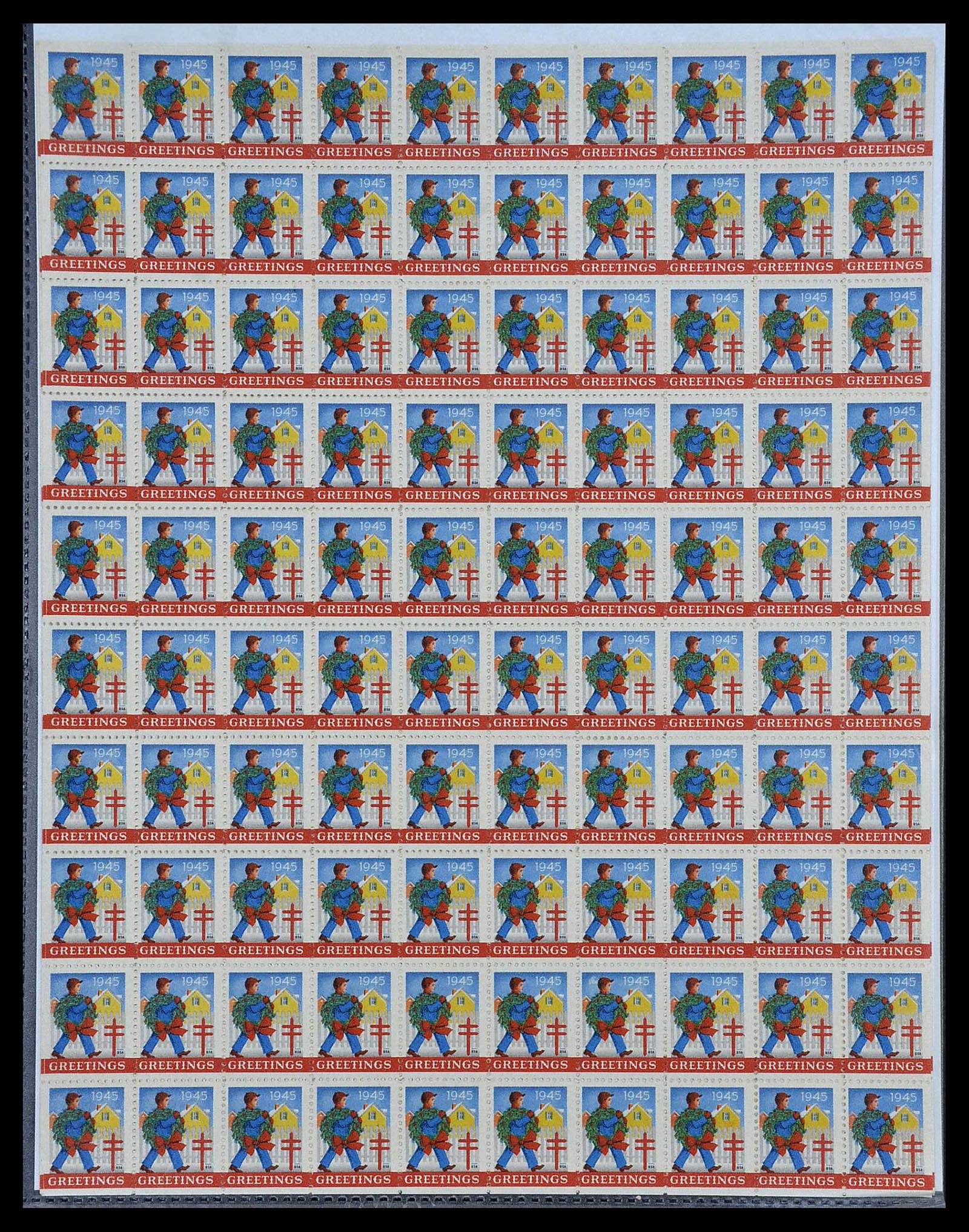 34027 096 - Postzegelverzameling 34027 USA back of the book 1880-1960.