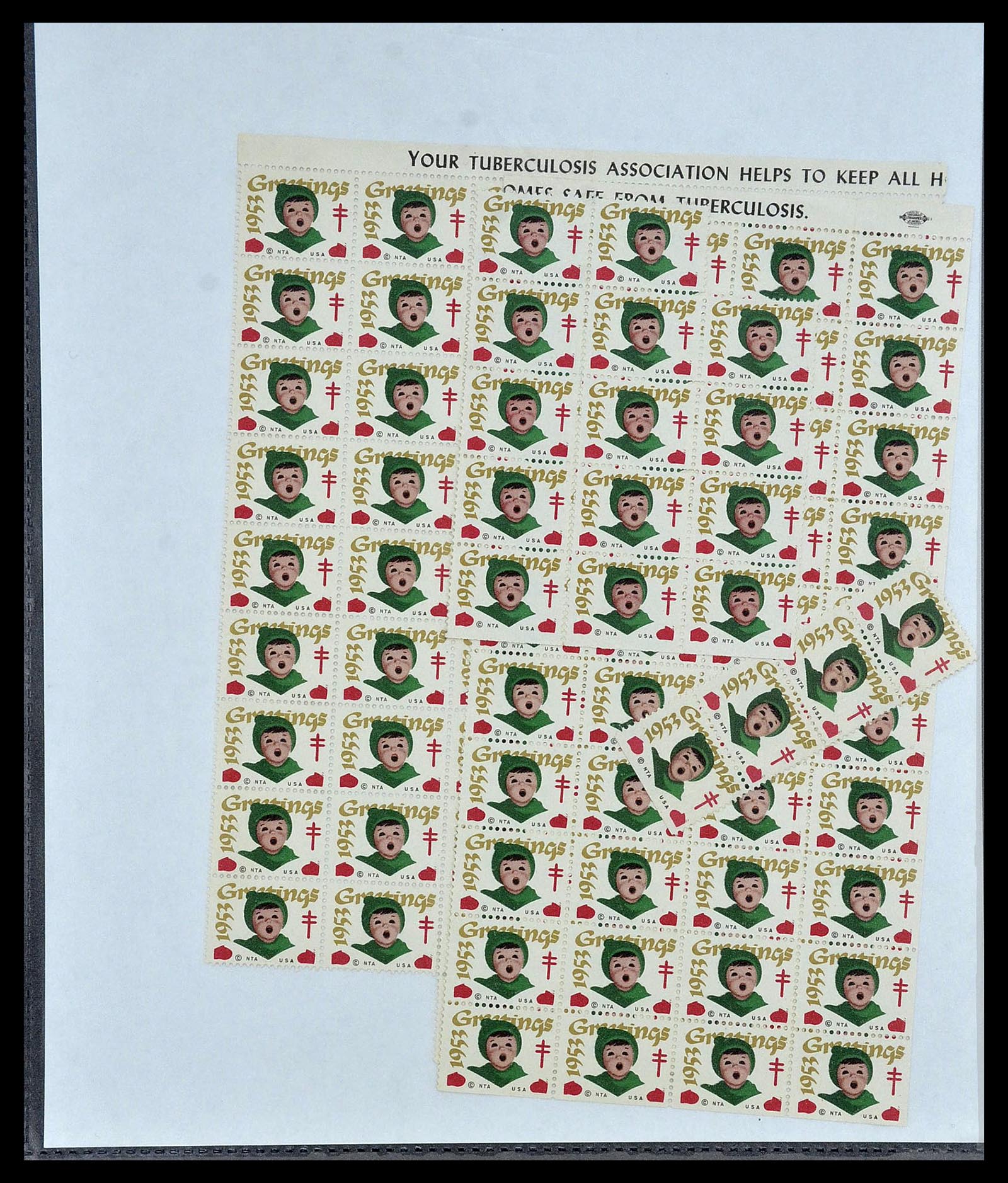 34027 100 - Postzegelverzameling 34027 USA back of the book 1880-1960.