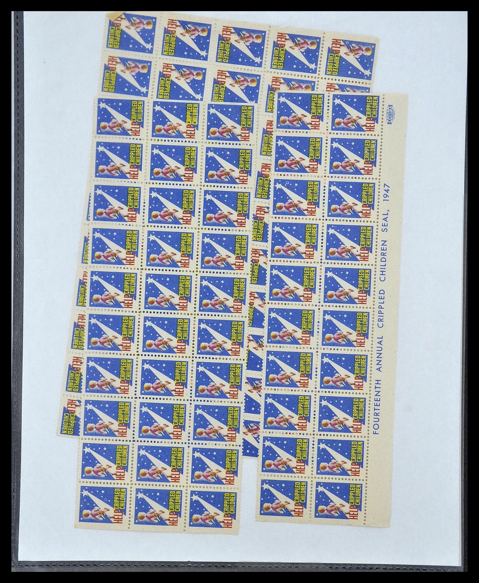 34027 105 - Postzegelverzameling 34027 USA back of the book 1880-1960.