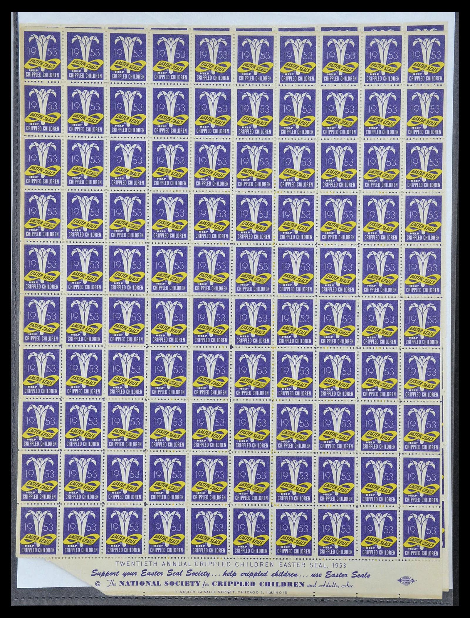 34027 109 - Postzegelverzameling 34027 USA back of the book 1880-1960.