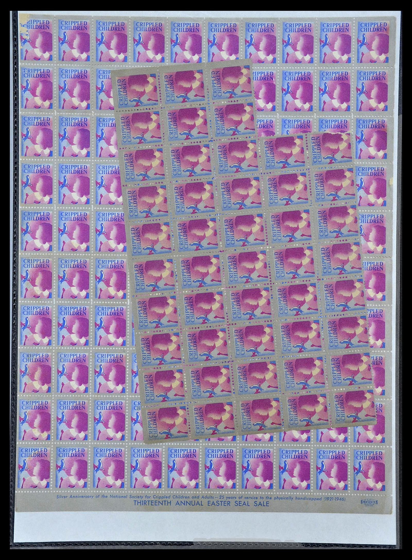 34027 110 - Postzegelverzameling 34027 USA back of the book 1880-1960.