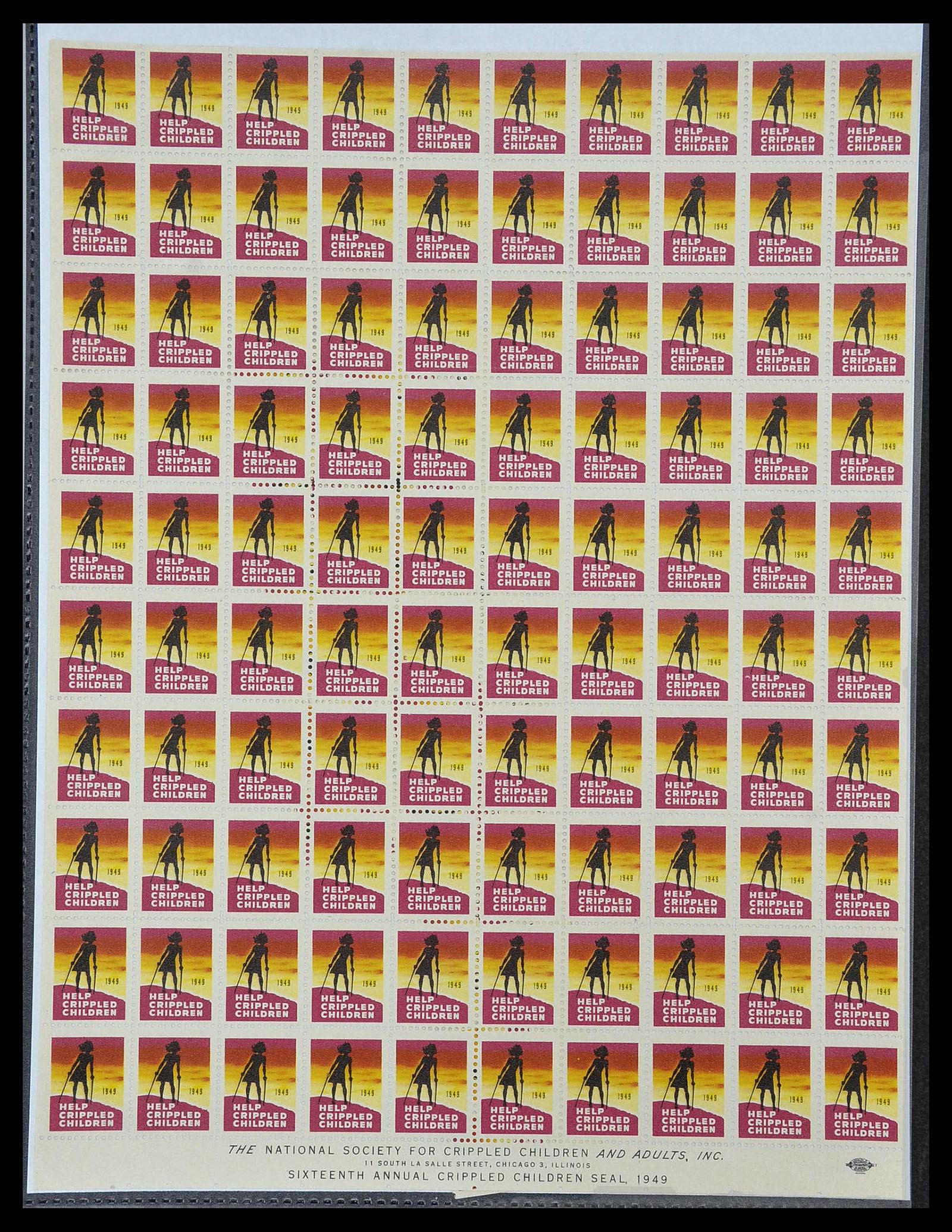 34027 112 - Postzegelverzameling 34027 USA back of the book 1880-1960.