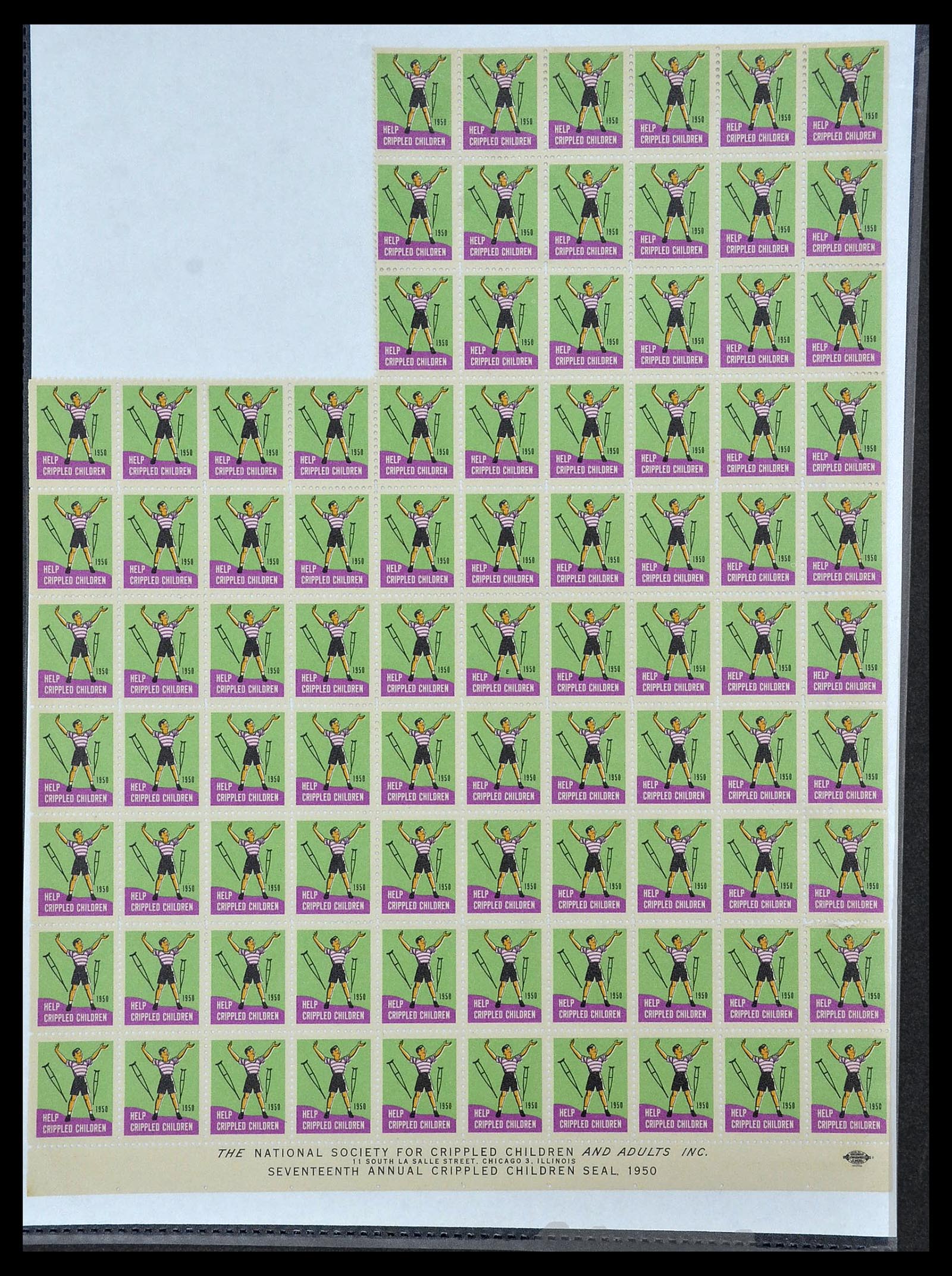 34027 114 - Postzegelverzameling 34027 USA back of the book 1880-1960.