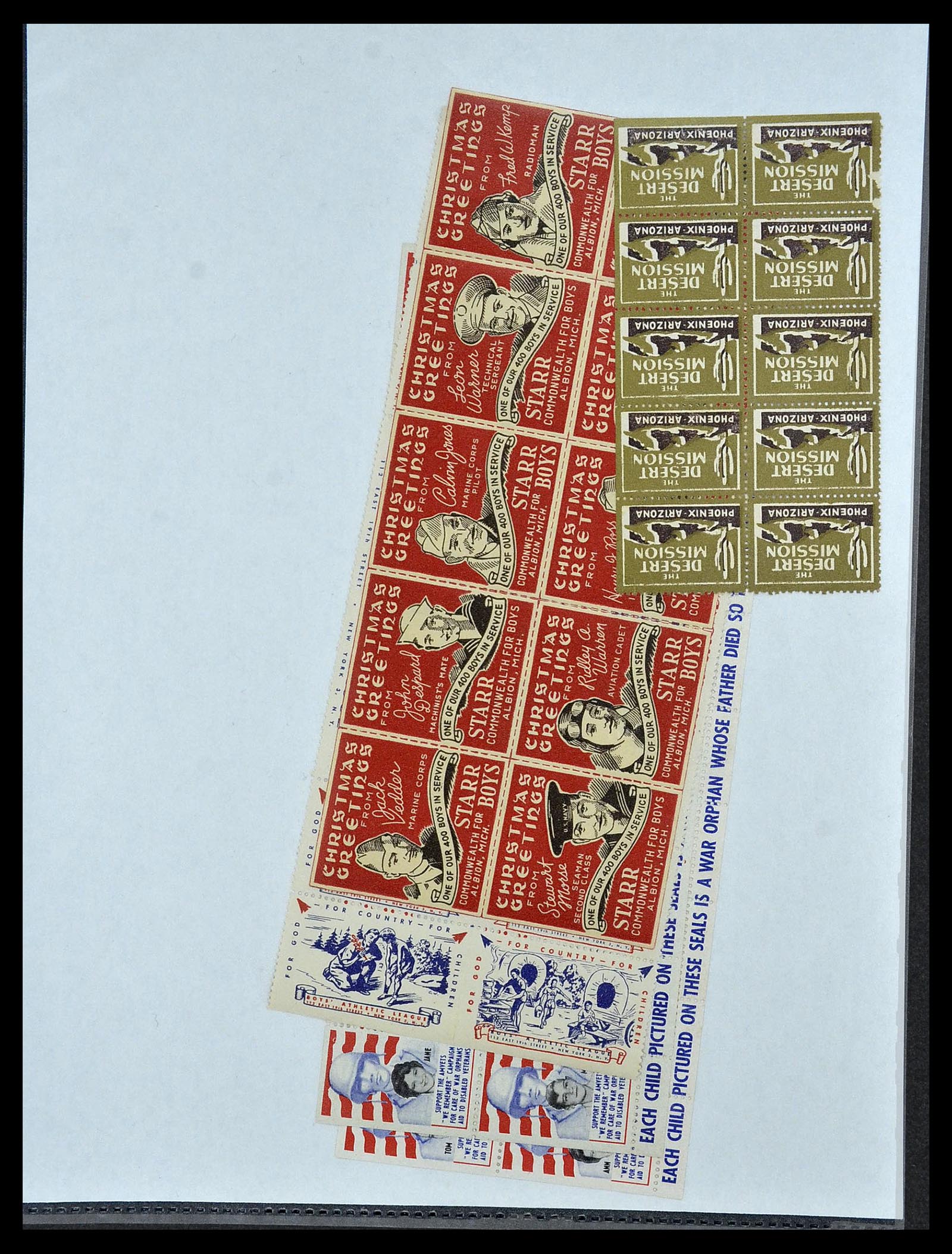 34027 117 - Postzegelverzameling 34027 USA back of the book 1880-1960.