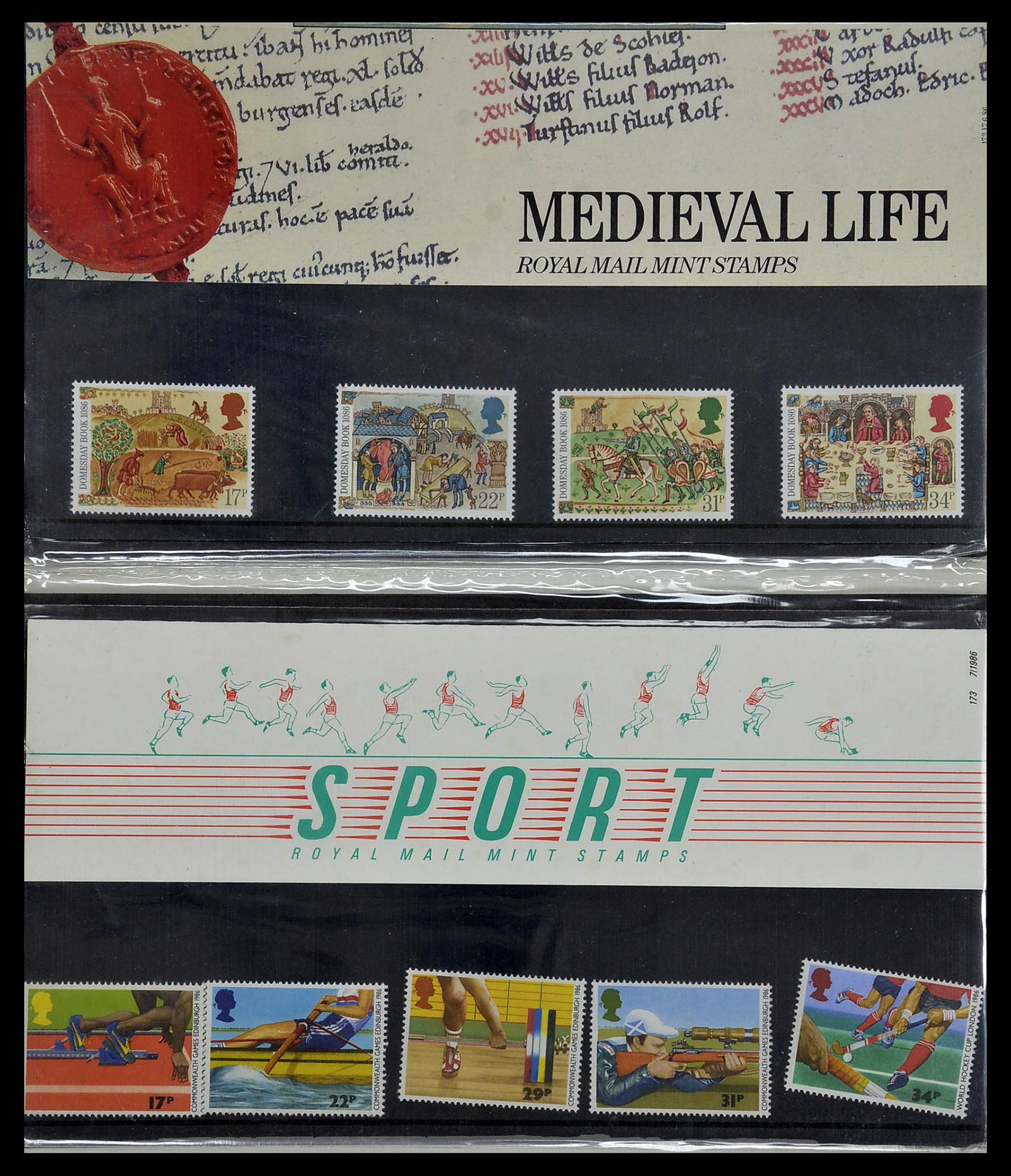 34029 031 - Stamp collection 34029 Great Britain presentation packs 1978-2004.
