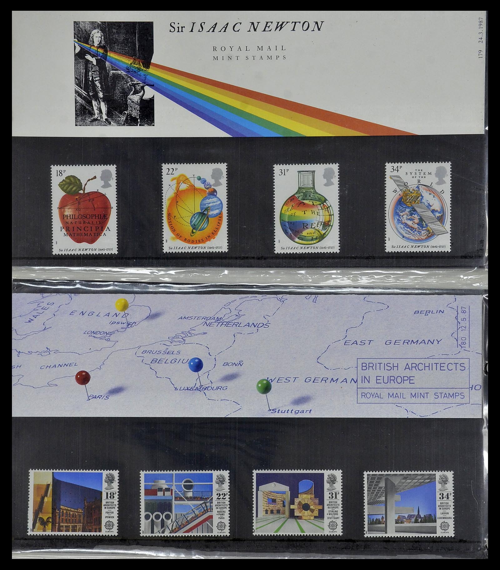 34029 034 - Stamp collection 34029 Great Britain presentation packs 1978-2004.