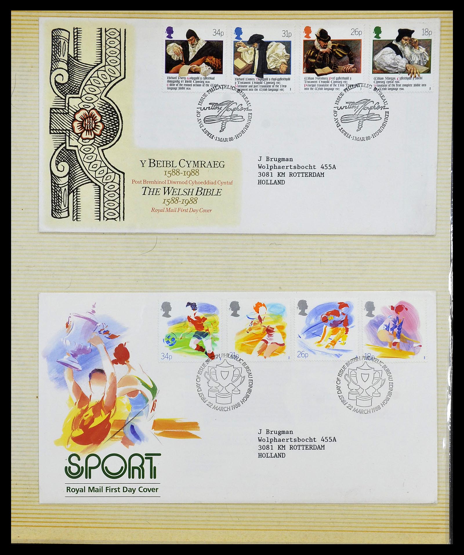 34029 042 - Stamp collection 34029 Great Britain presentation packs 1978-2004.