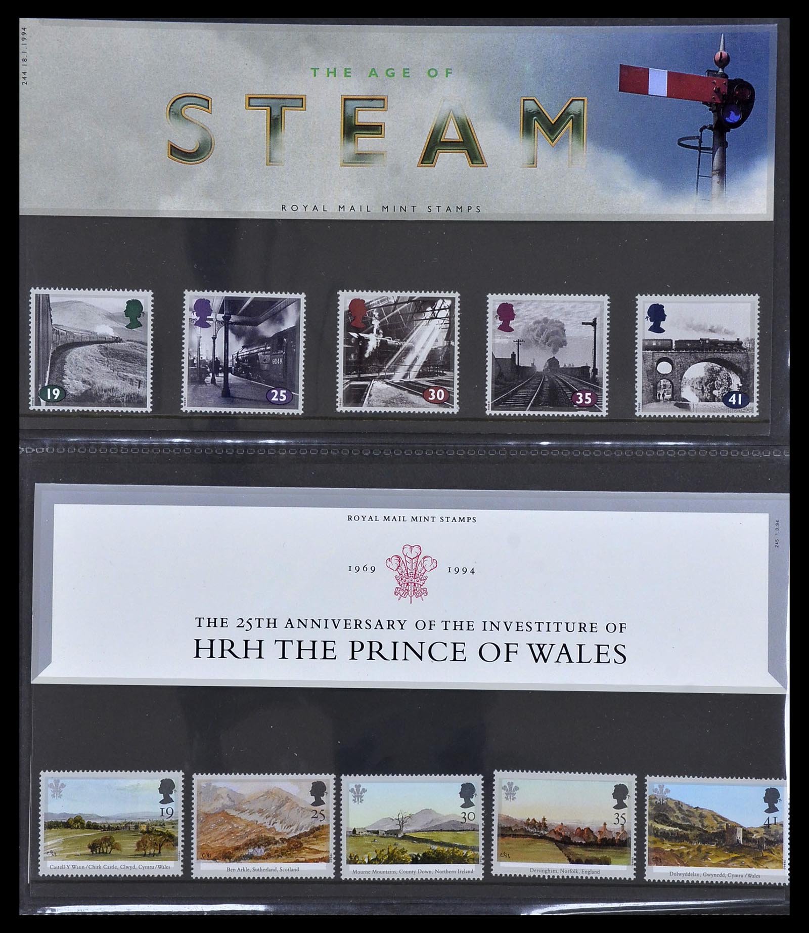 34029 073 - Stamp collection 34029 Great Britain presentation packs 1978-2004.