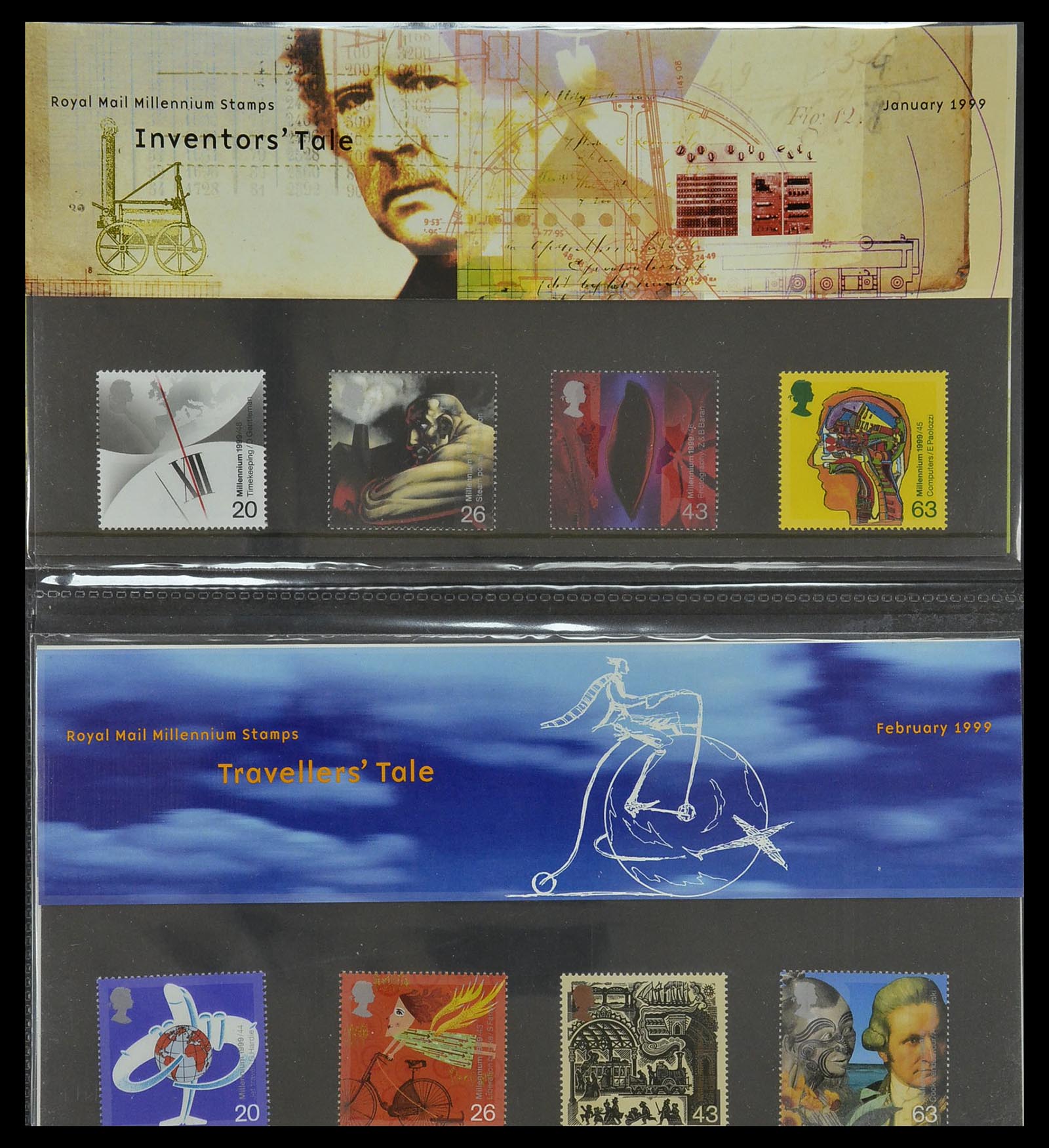 34029 098 - Stamp collection 34029 Great Britain presentation packs 1978-2004.