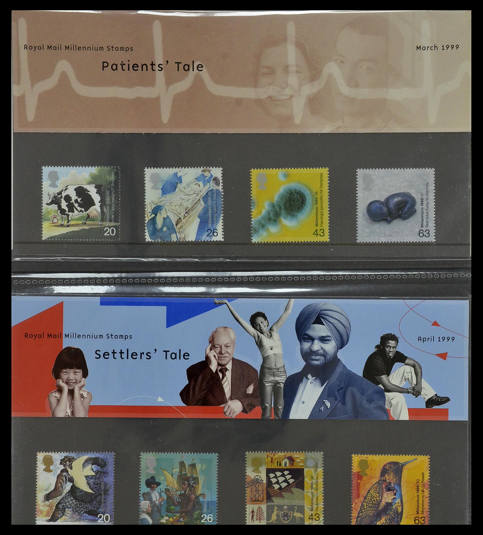 34029 099 - Stamp collection 34029 Great Britain presentation packs 1978-2004.