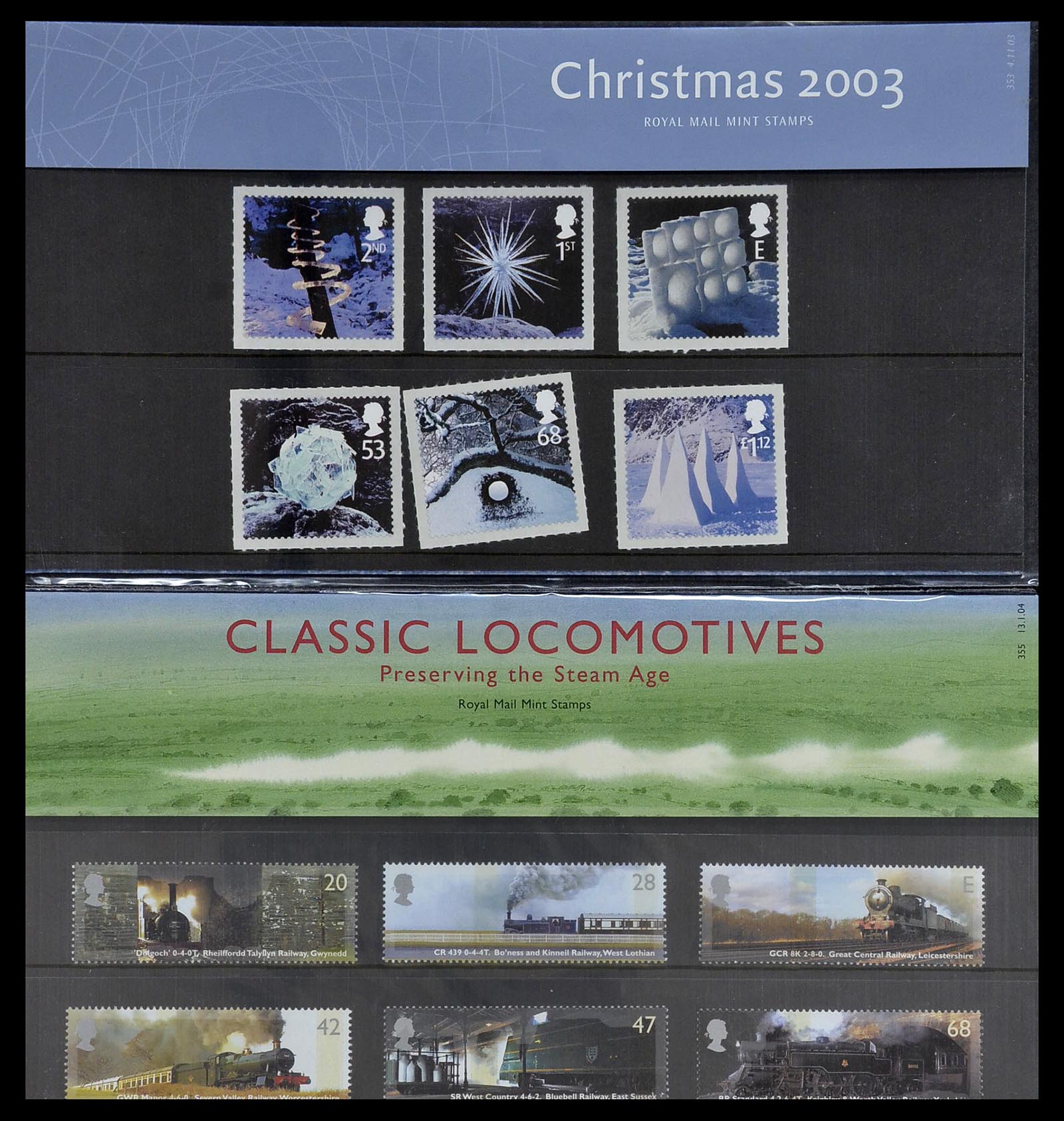34029 126 - Stamp collection 34029 Great Britain presentation packs 1978-2004.
