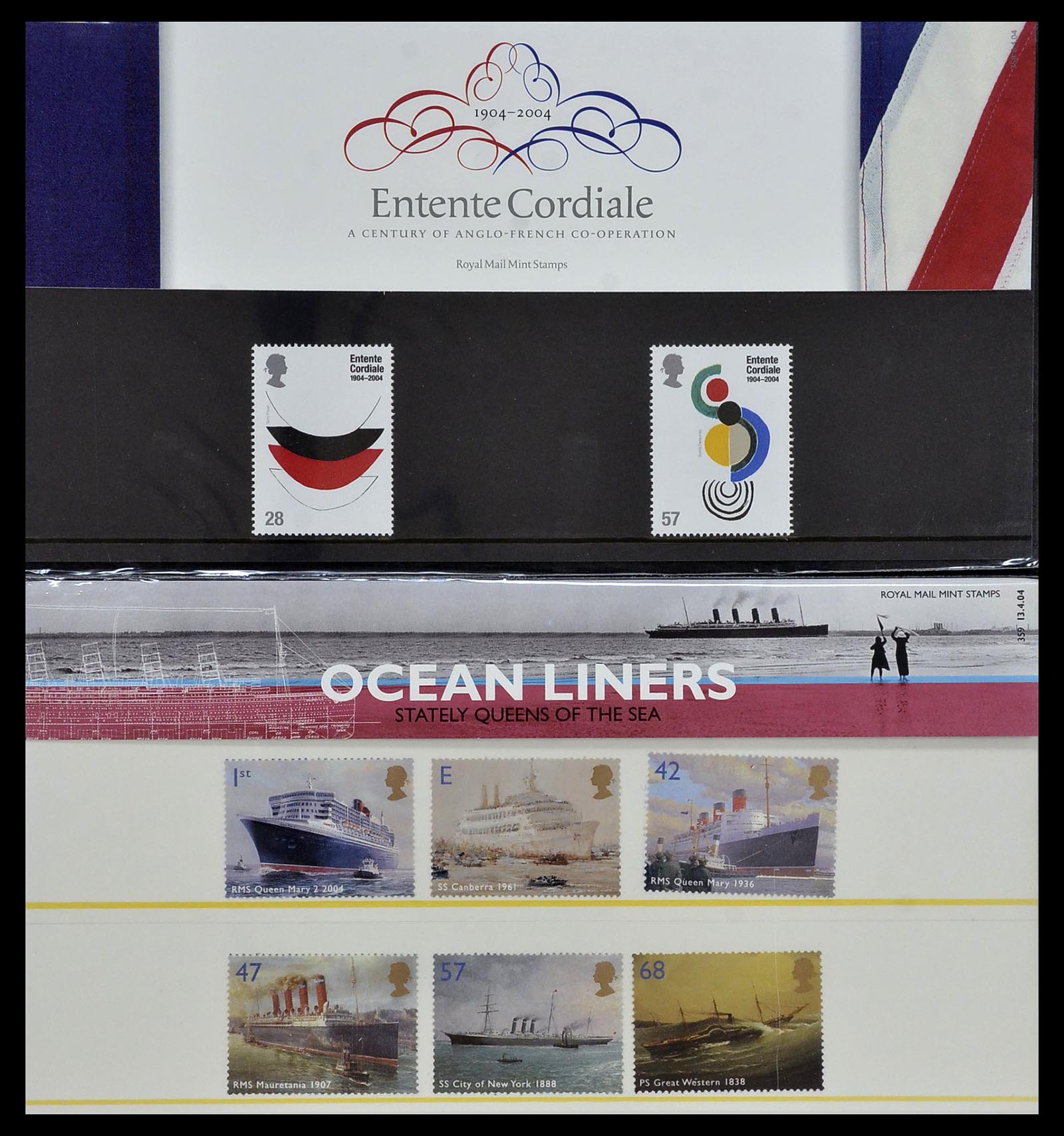 34029 127 - Stamp collection 34029 Great Britain presentation packs 1978-2004.