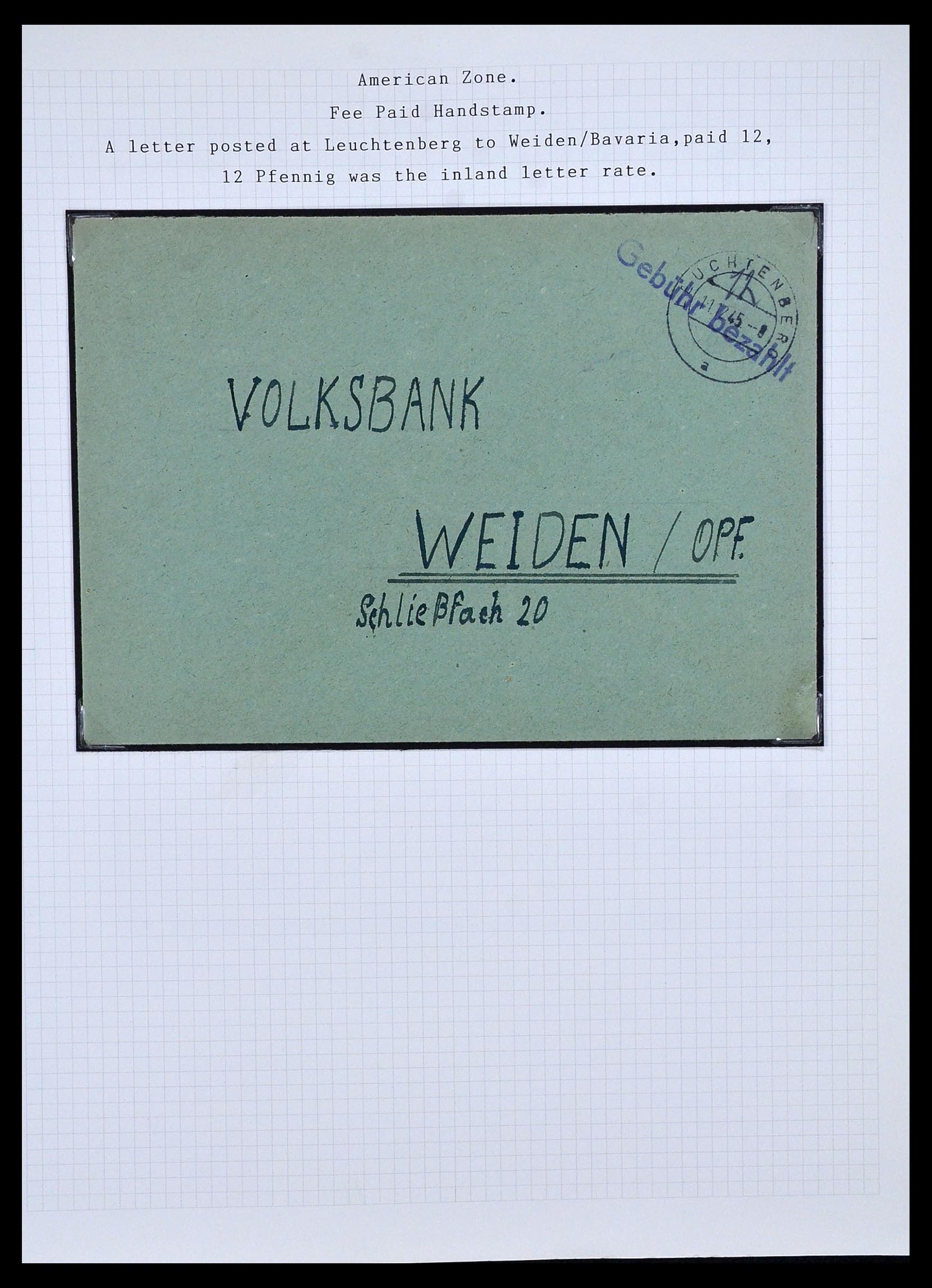 34032 002 - Postzegelverzameling 34032 Duitse Zones 1945-1948.