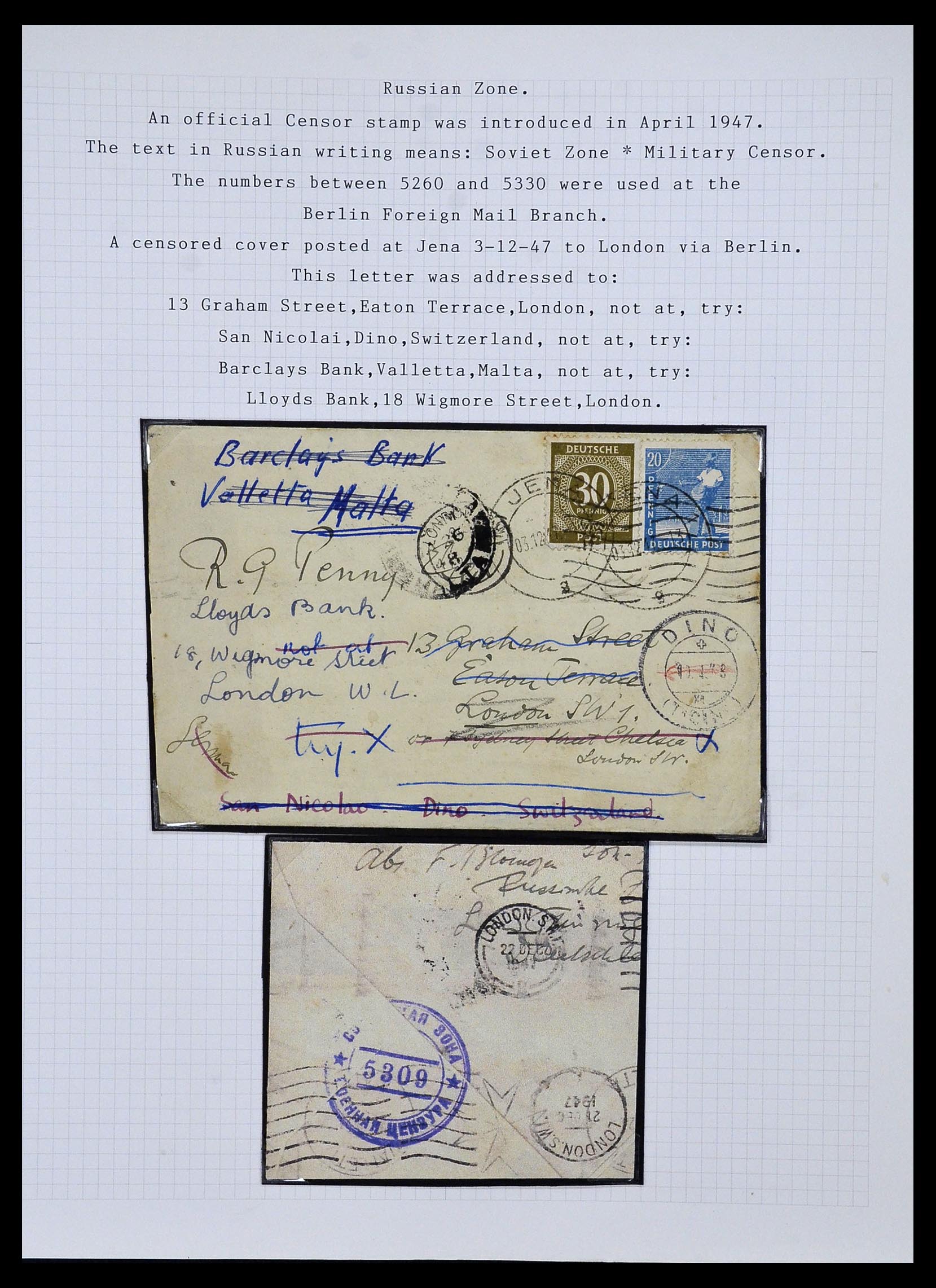 34032 009 - Postzegelverzameling 34032 Duitse Zones 1945-1948.