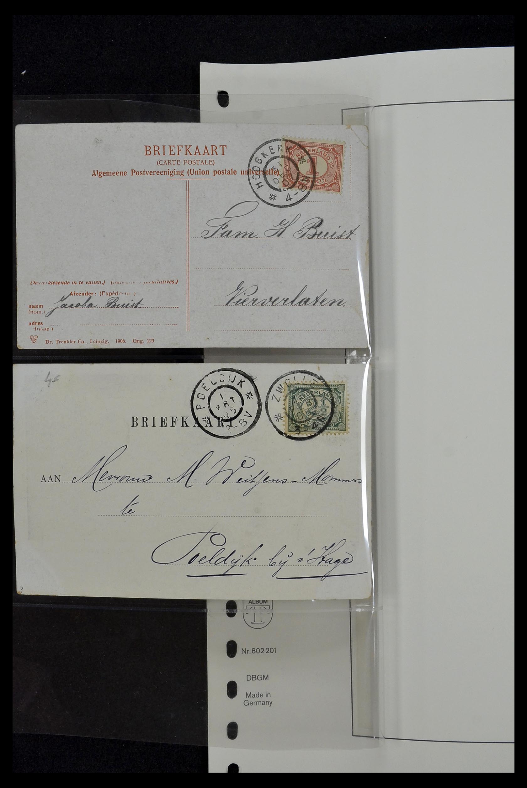34034 002 - Postzegelverzameling 34034 Nederland ansichtkaarten 1902-1938.