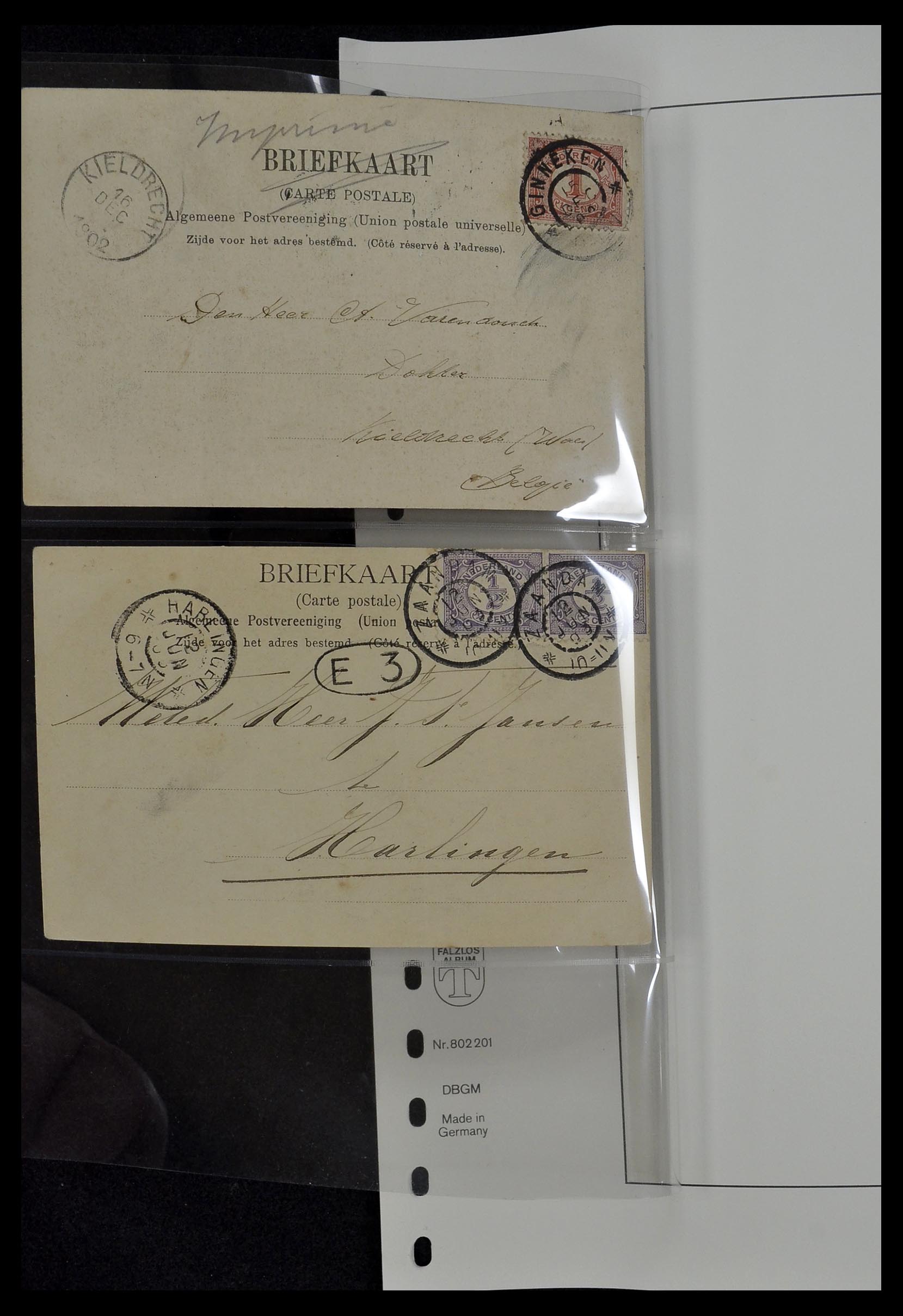 34034 004 - Postzegelverzameling 34034 Nederland ansichtkaarten 1902-1938.