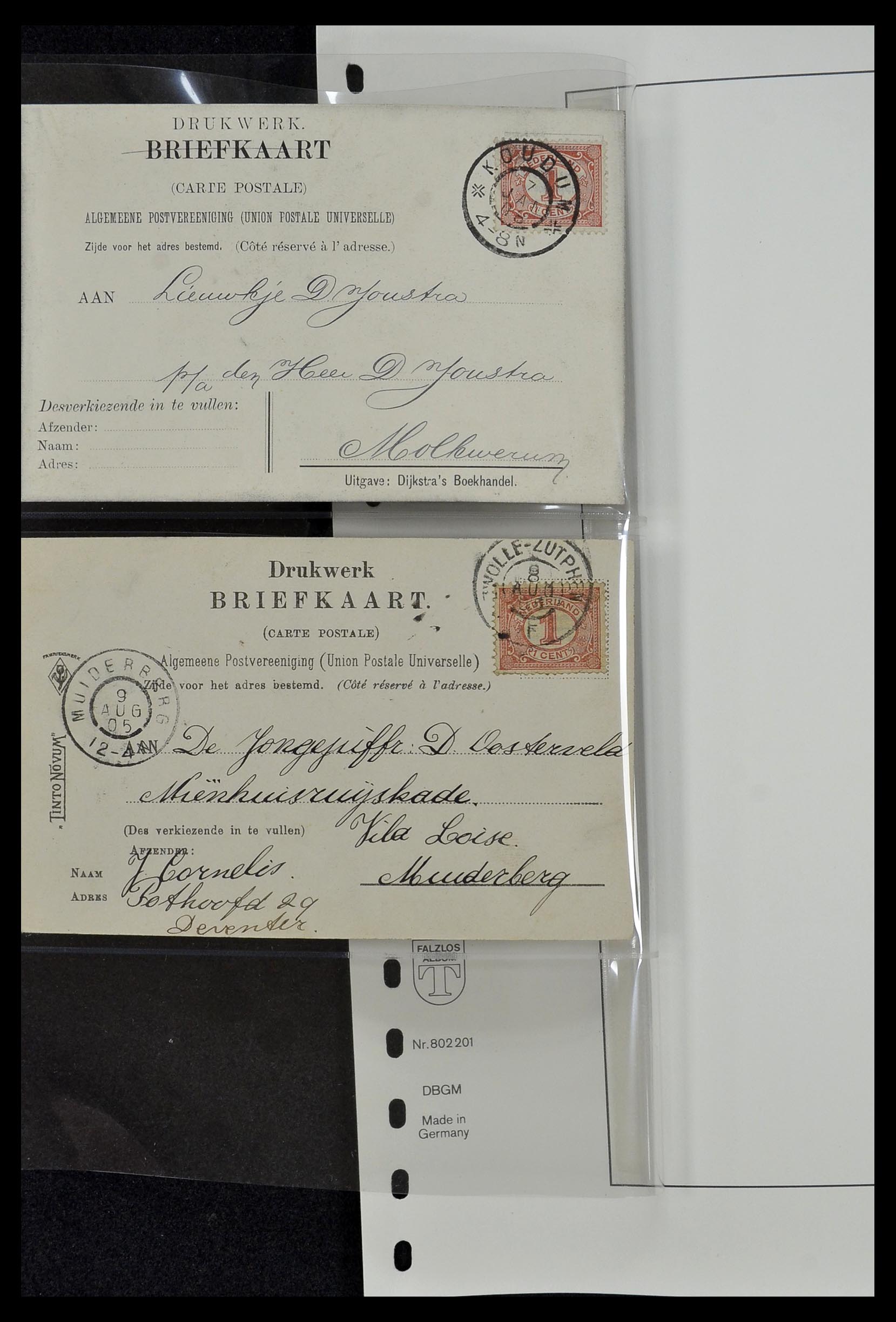 34034 008 - Postzegelverzameling 34034 Nederland ansichtkaarten 1902-1938.