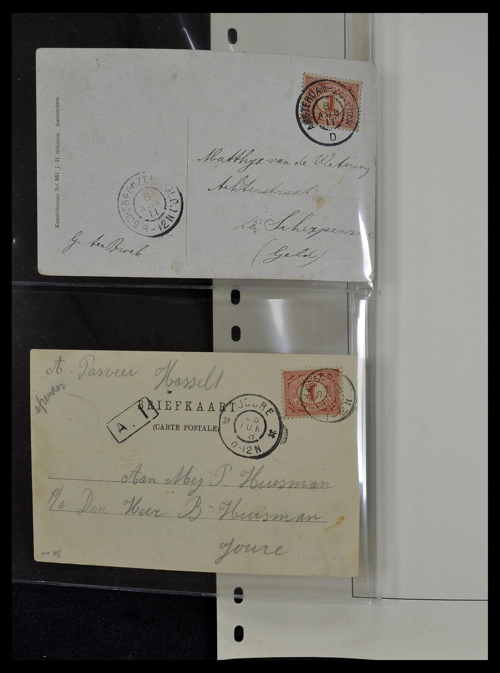 34034 010 - Postzegelverzameling 34034 Nederland ansichtkaarten 1902-1938.