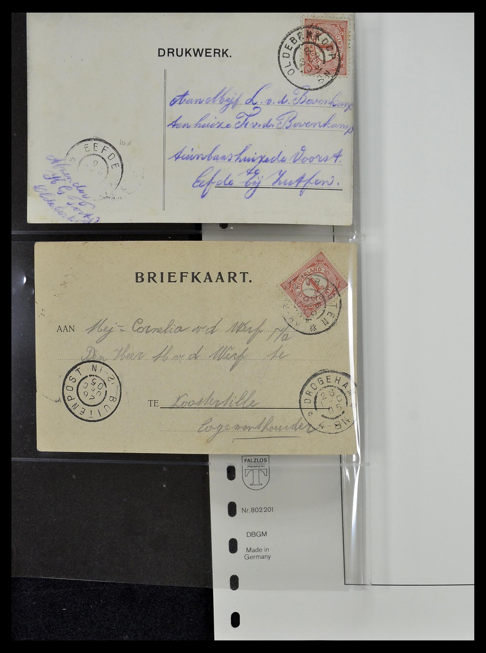 34034 012 - Postzegelverzameling 34034 Nederland ansichtkaarten 1902-1938.