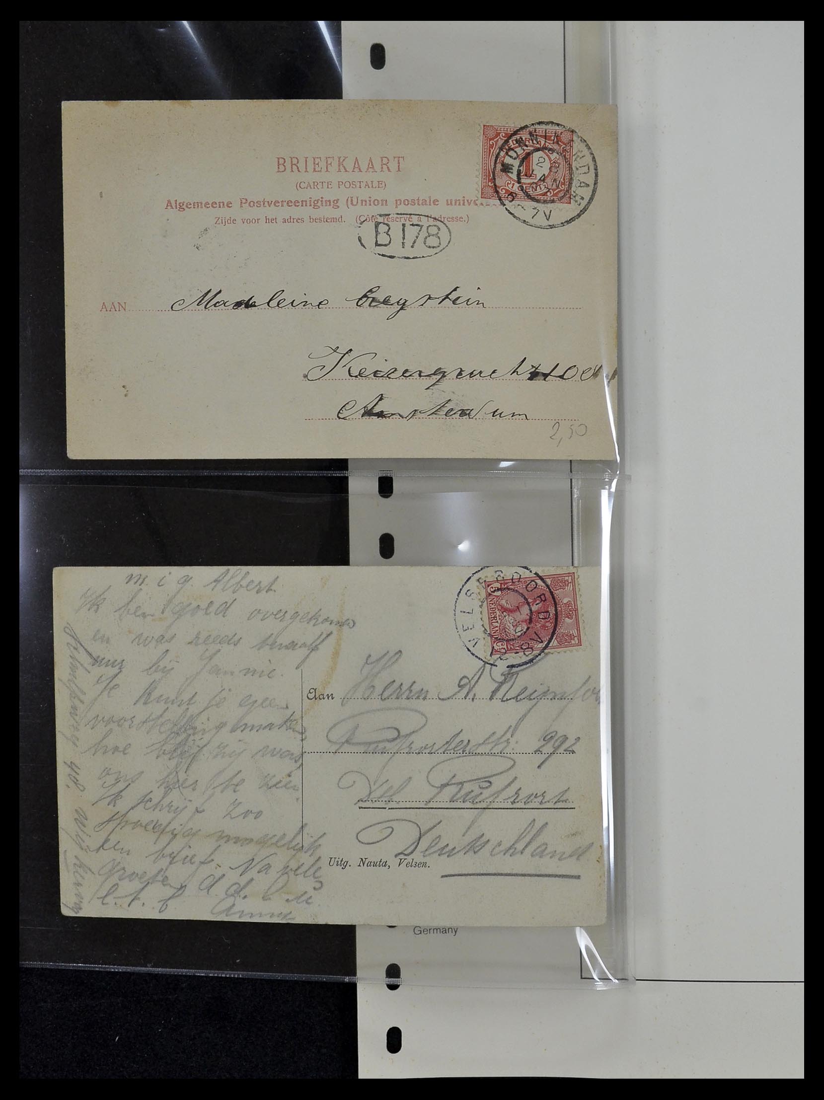 34034 020 - Postzegelverzameling 34034 Nederland ansichtkaarten 1902-1938.