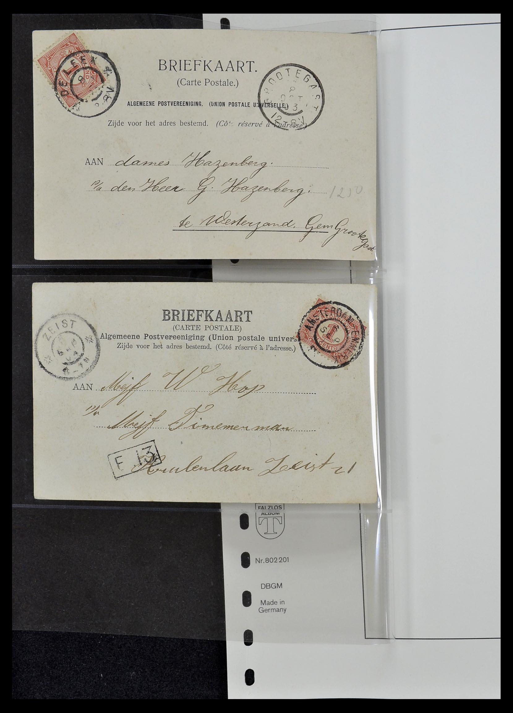 34034 030 - Postzegelverzameling 34034 Nederland ansichtkaarten 1902-1938.