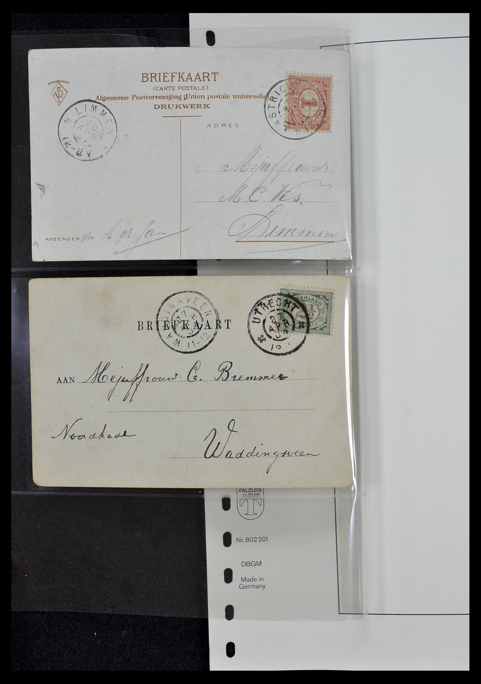34034 032 - Postzegelverzameling 34034 Nederland ansichtkaarten 1902-1938.