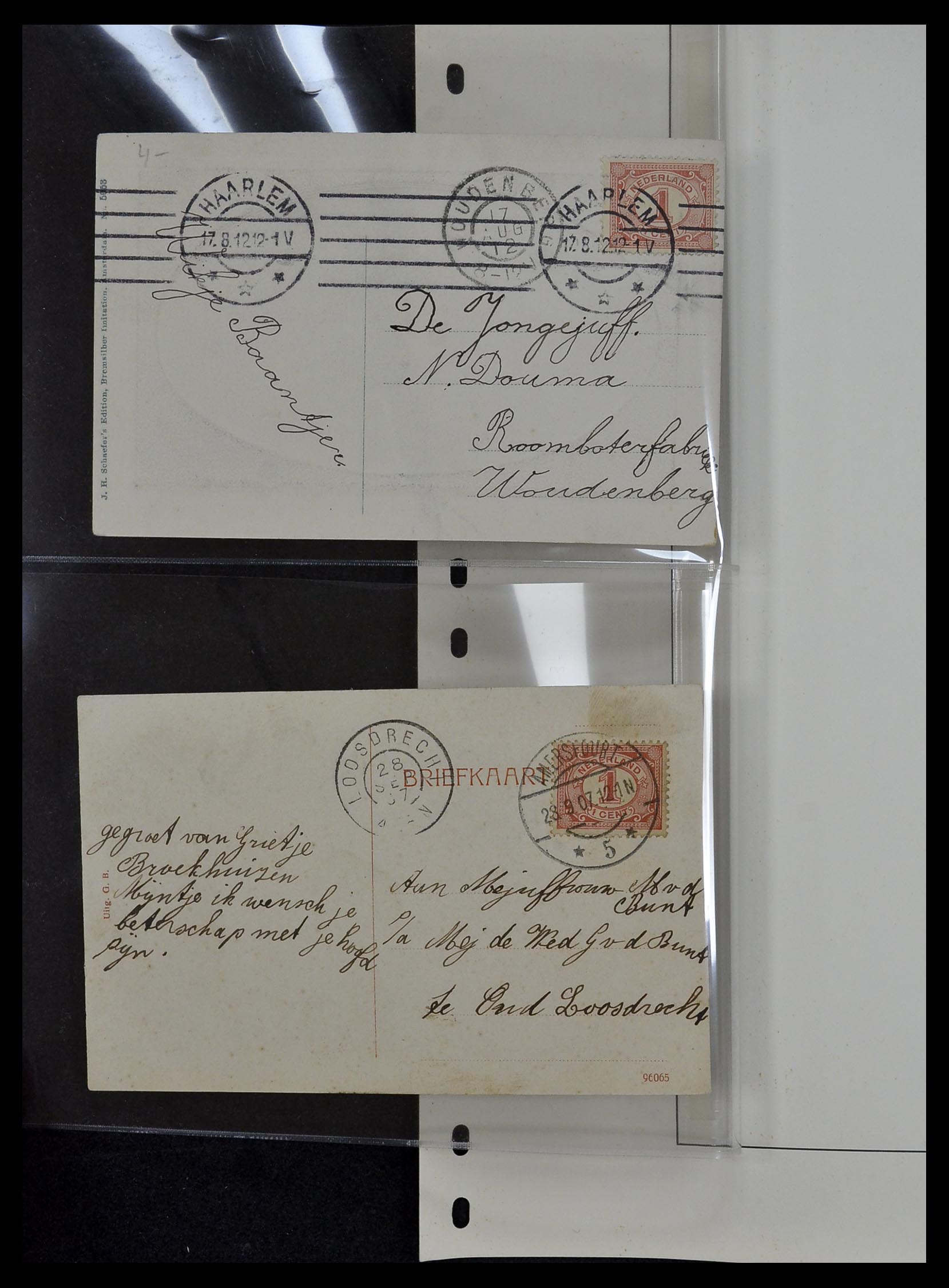 34034 034 - Postzegelverzameling 34034 Nederland ansichtkaarten 1902-1938.
