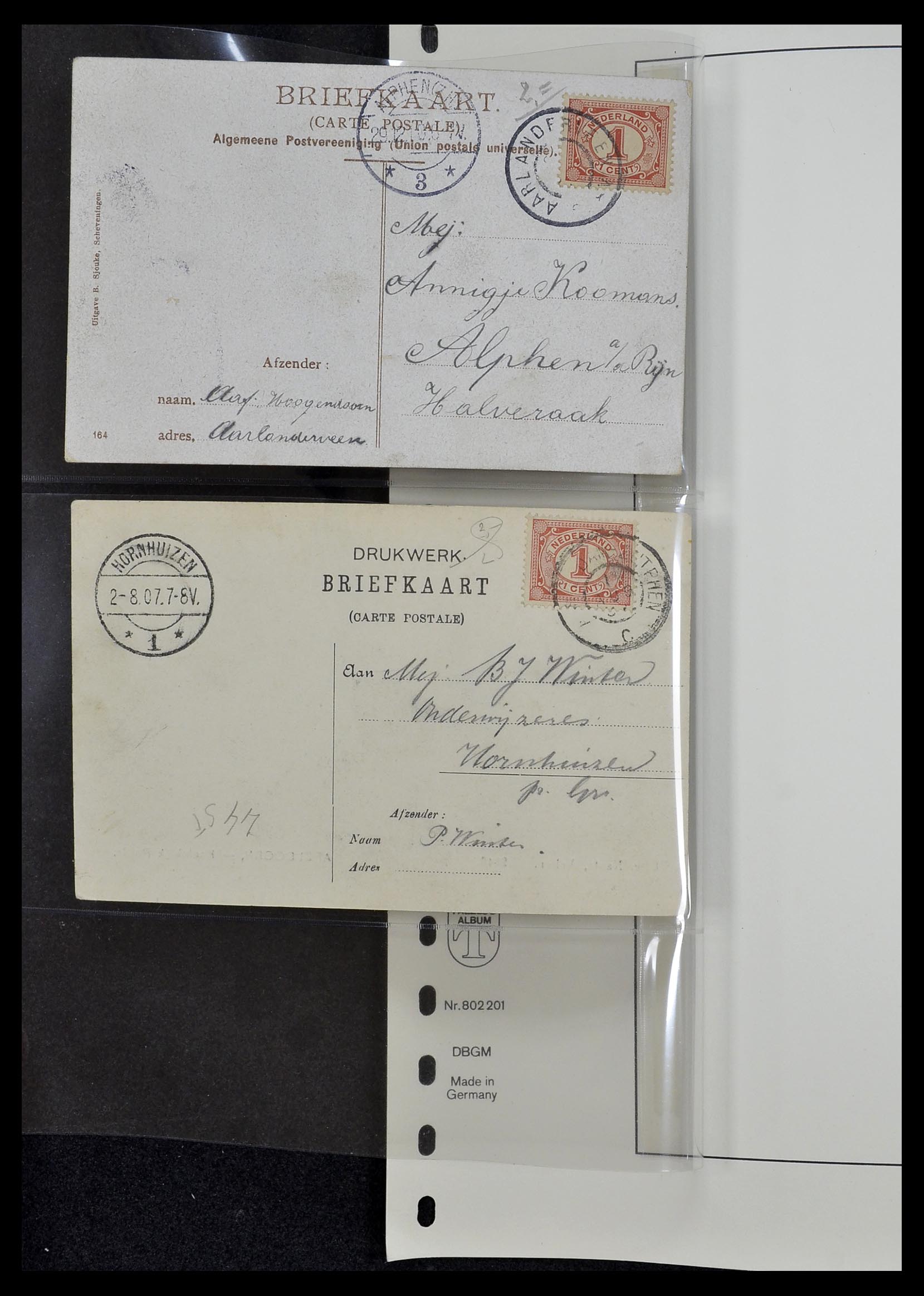 34034 038 - Postzegelverzameling 34034 Nederland ansichtkaarten 1902-1938.
