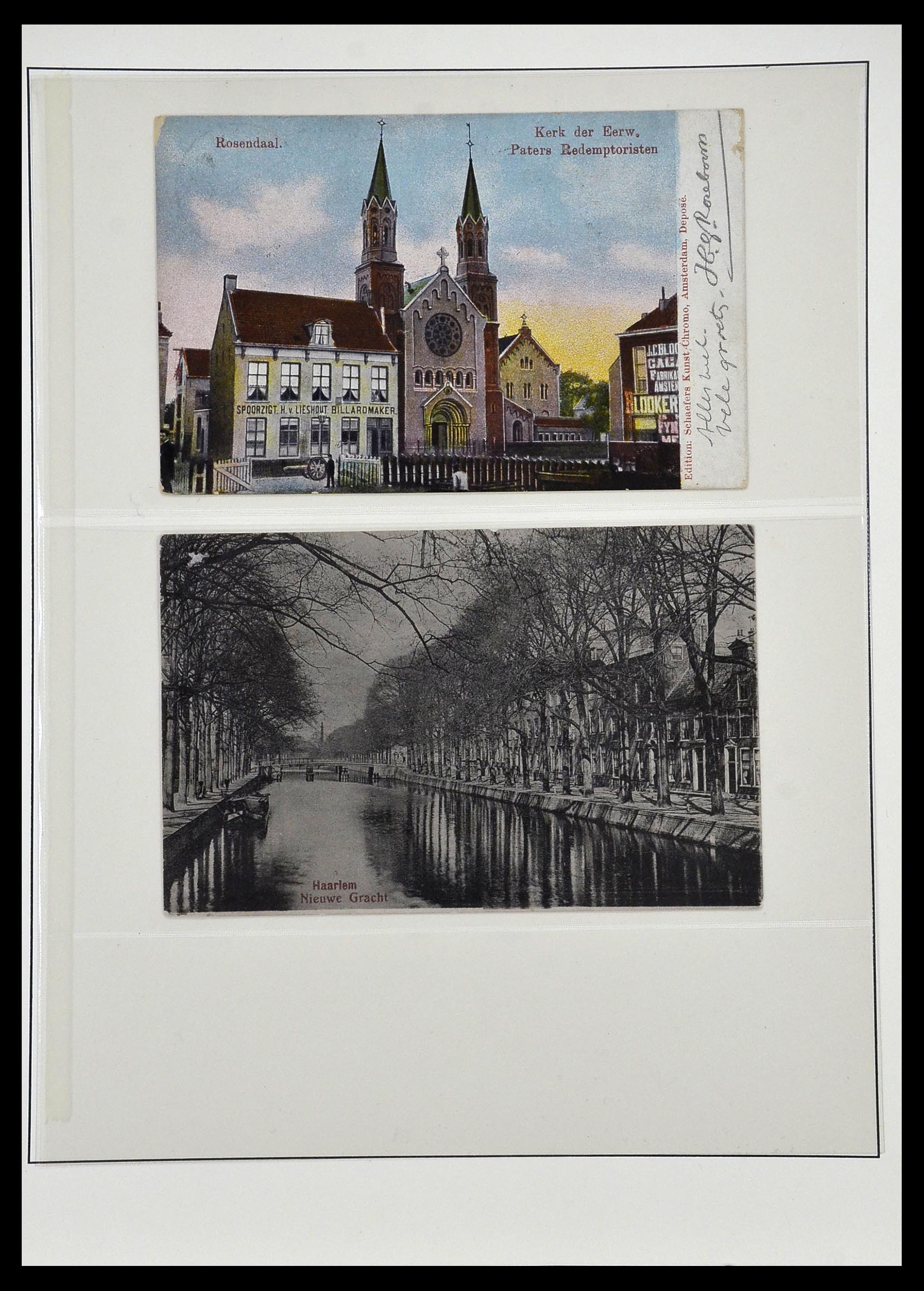 34034 043 - Postzegelverzameling 34034 Nederland ansichtkaarten 1902-1938.