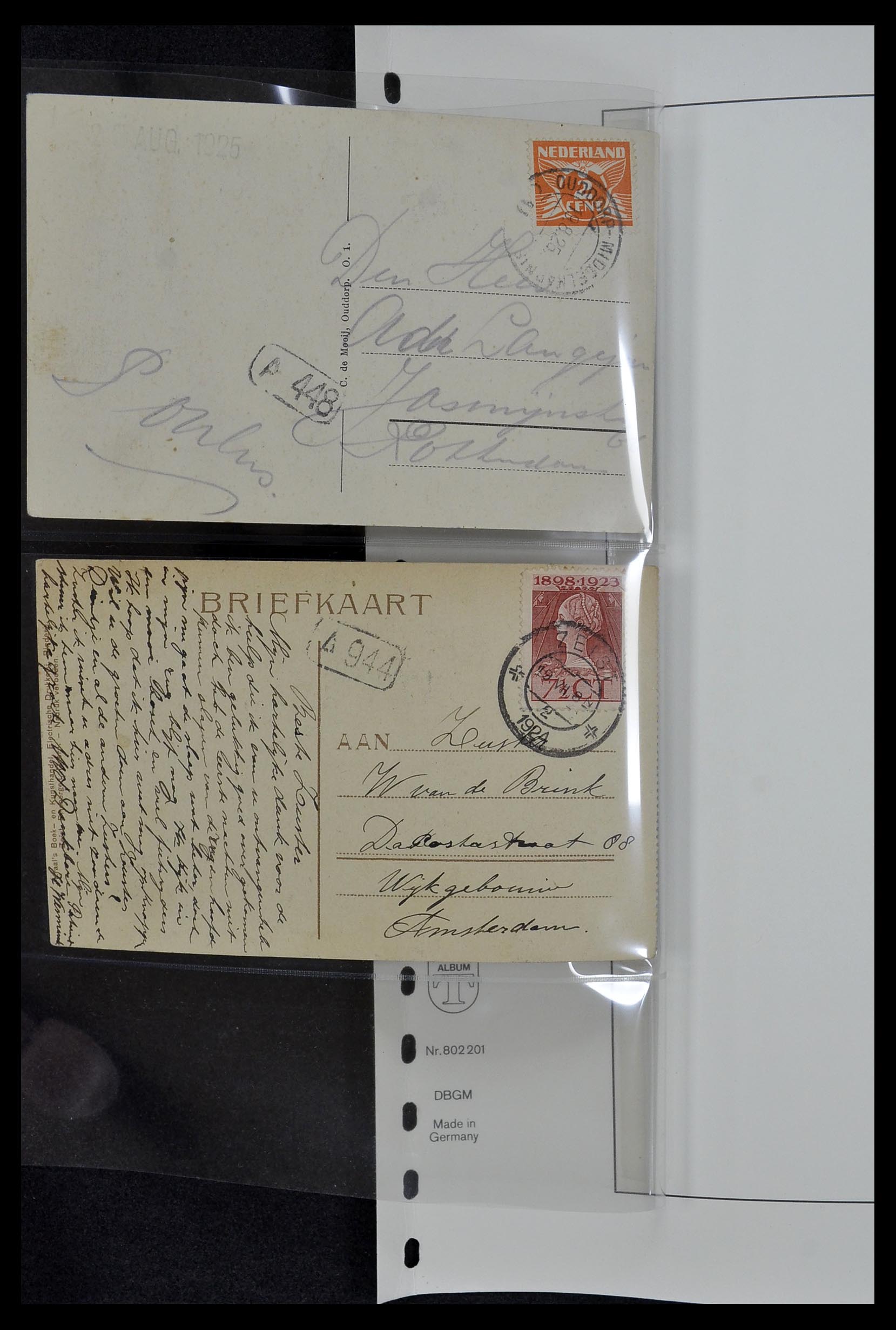 34034 092 - Postzegelverzameling 34034 Nederland ansichtkaarten 1902-1938.