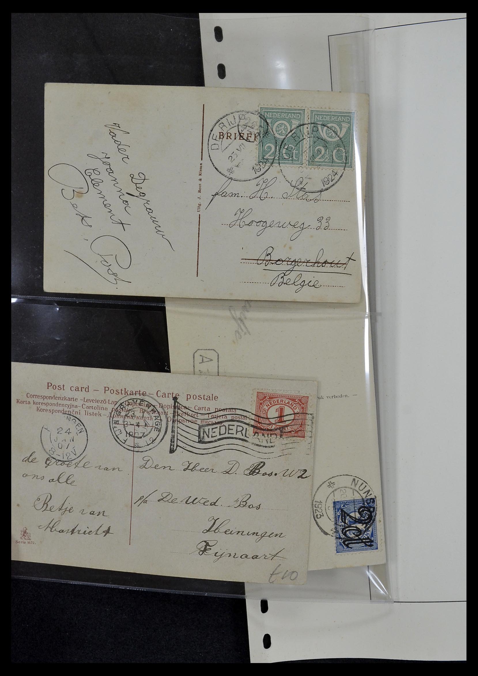 34034 094 - Postzegelverzameling 34034 Nederland ansichtkaarten 1902-1938.