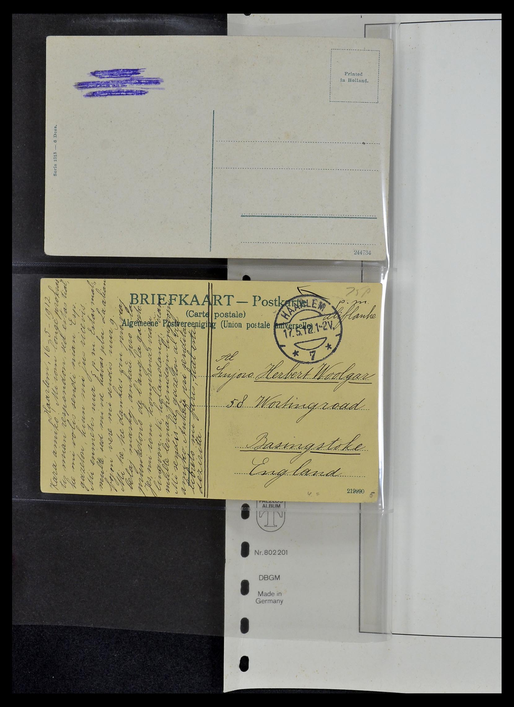 34034 096 - Postzegelverzameling 34034 Nederland ansichtkaarten 1902-1938.