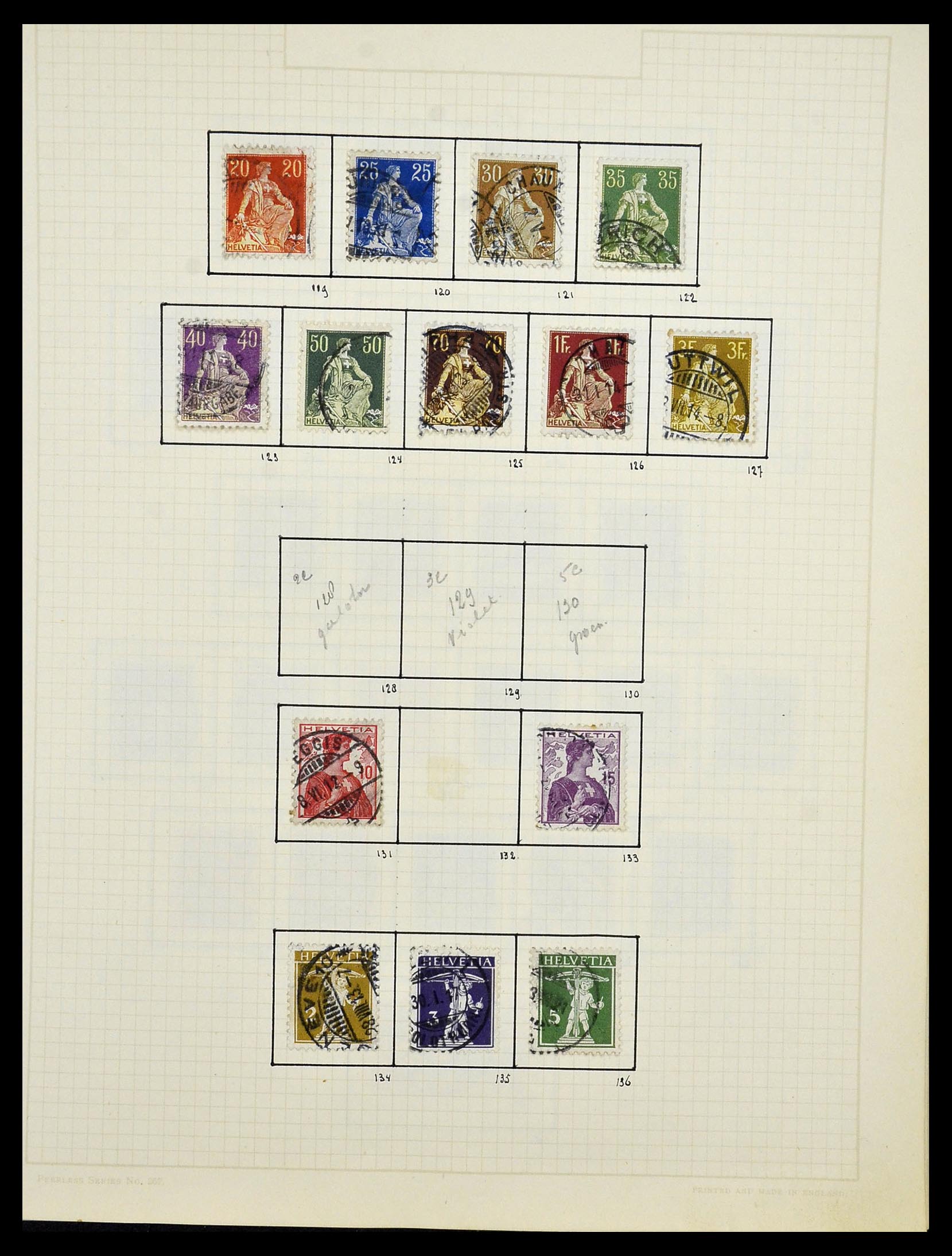 34038 006 - Postzegelverzameling 34038 Zwitserland 1854-1973.