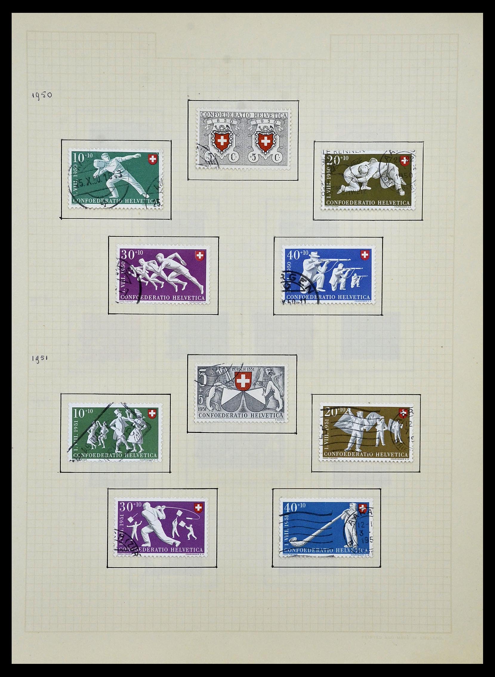 34038 050 - Stamp collection 34038 Switzerland 1854-1973.