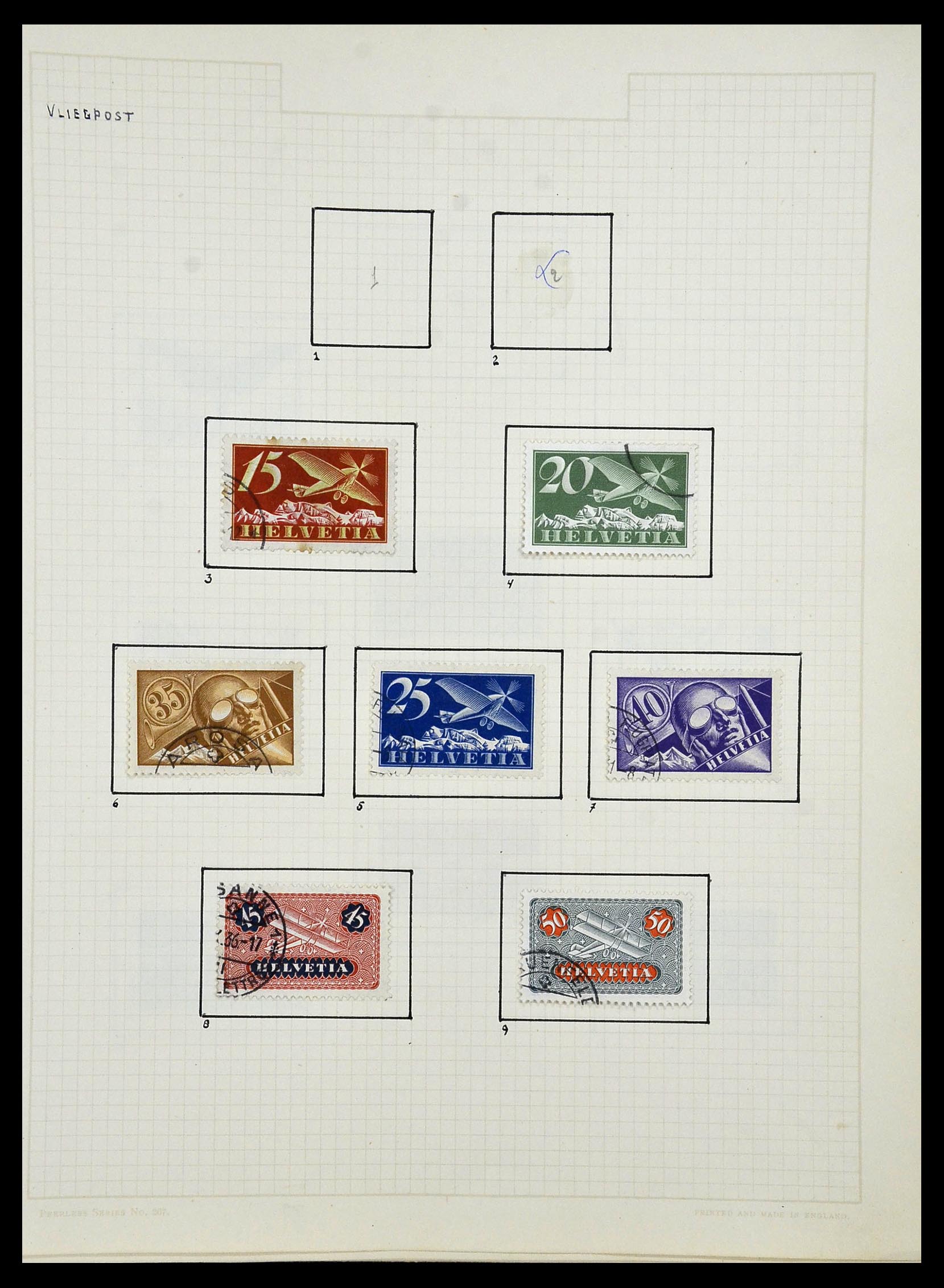 34038 079 - Stamp collection 34038 Switzerland 1854-1973.