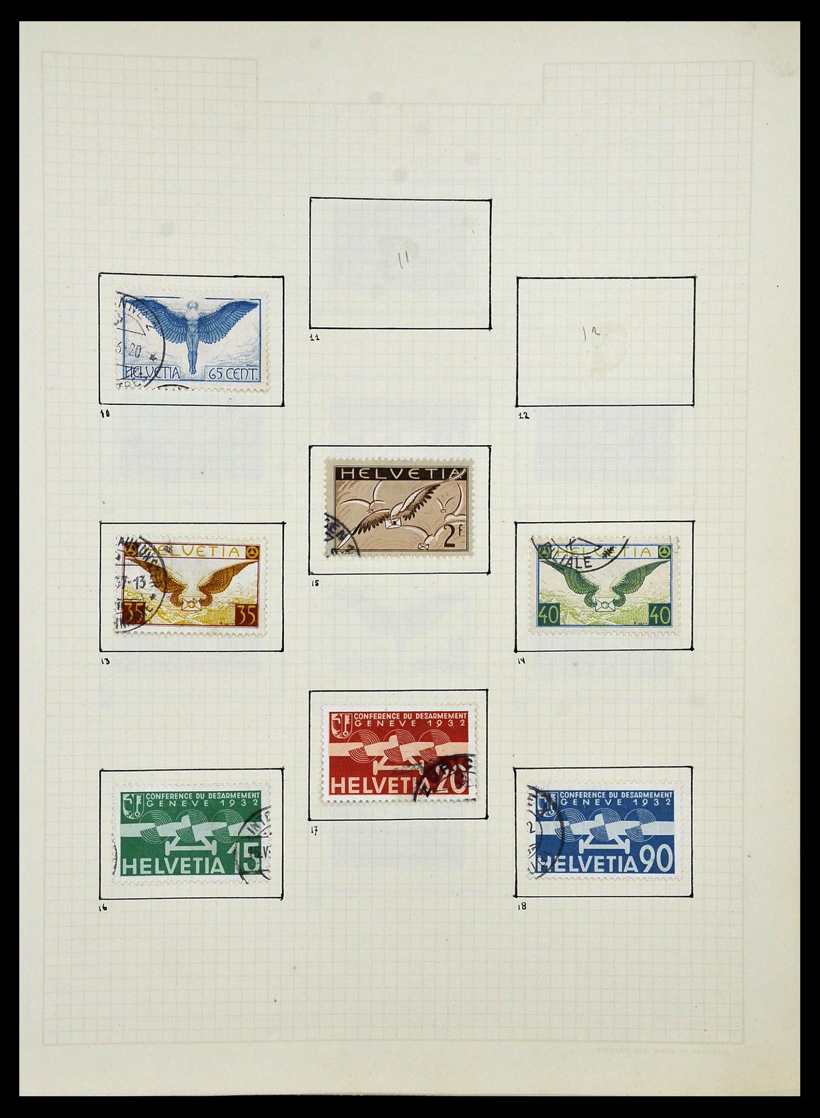 34038 080 - Postzegelverzameling 34038 Zwitserland 1854-1973.