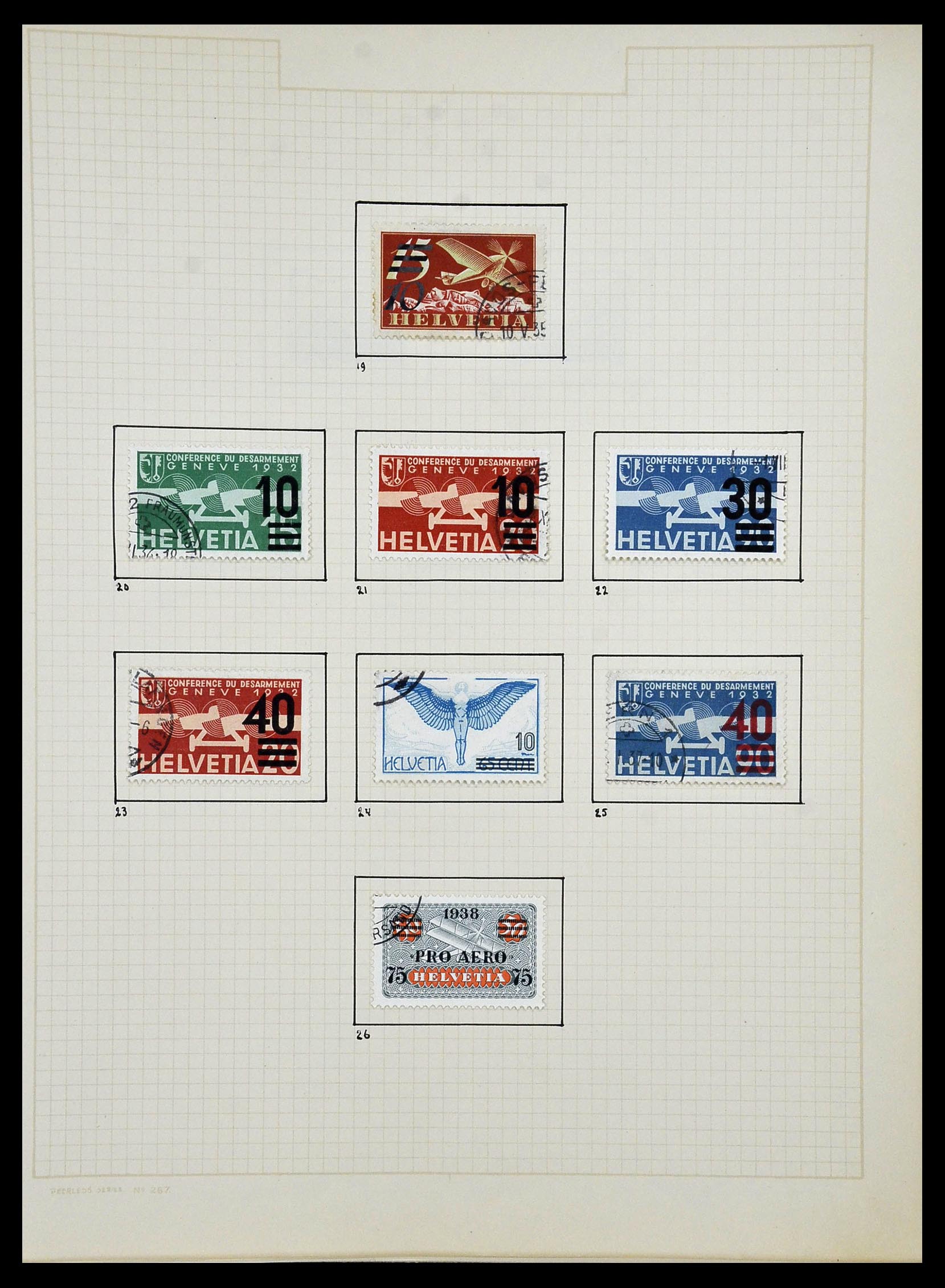 34038 081 - Postzegelverzameling 34038 Zwitserland 1854-1973.