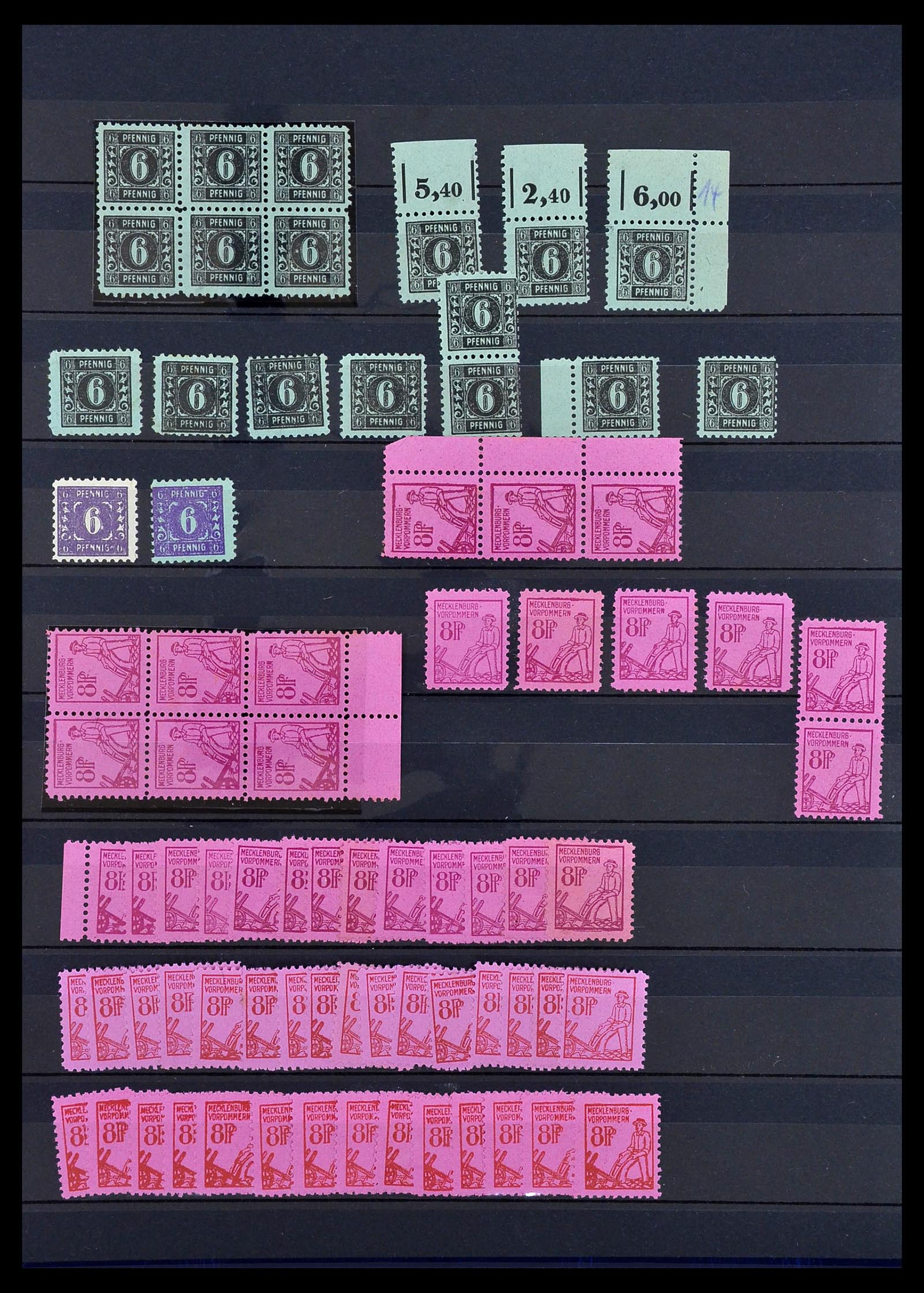 34039 002 - Stamp collection 34039 Mecklenburg-Vorpommern 1945-1946.