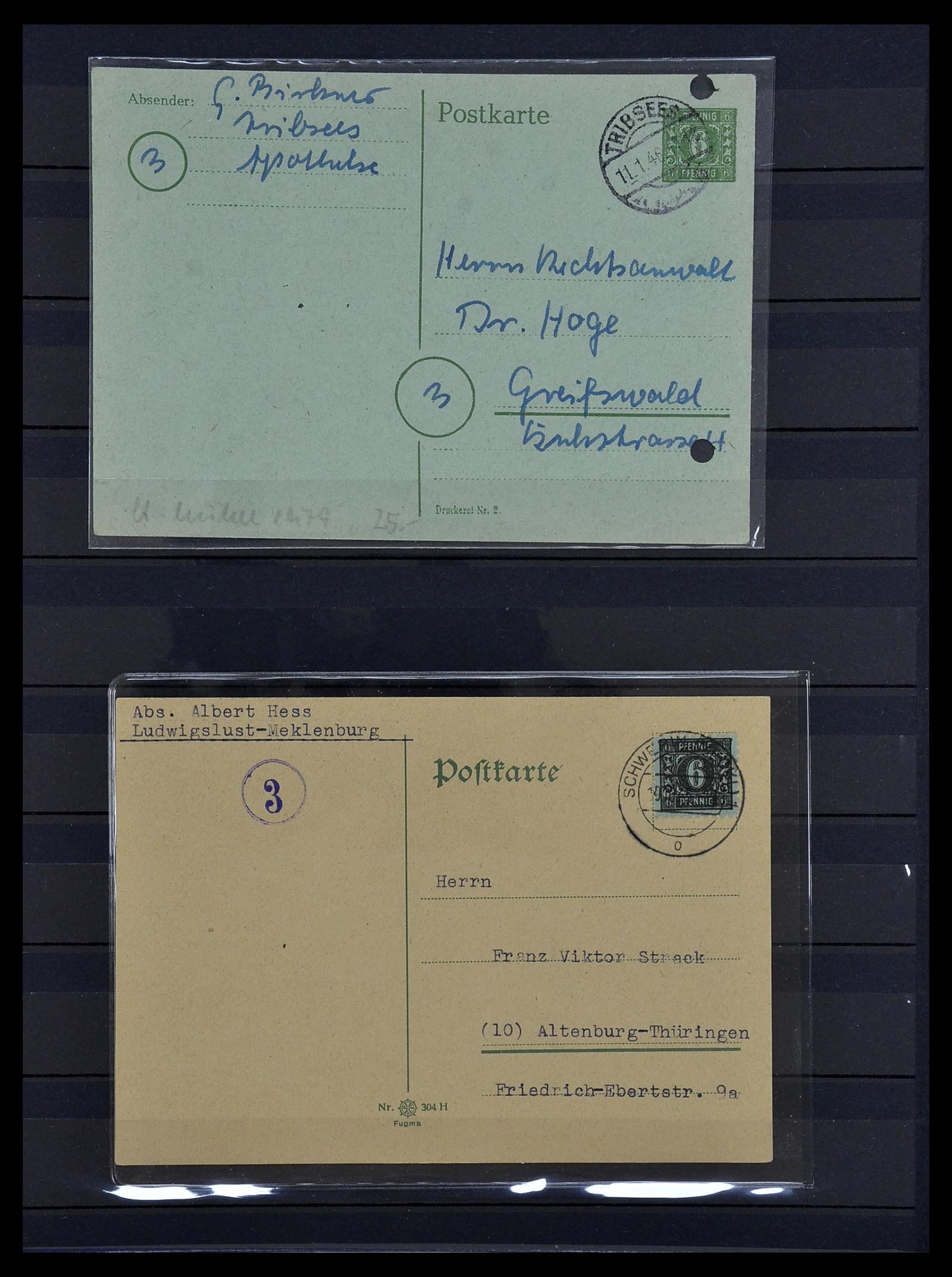 34039 005 - Postzegelverzameling 34039 Mecklenburg-Vorpommern 1945-1946.